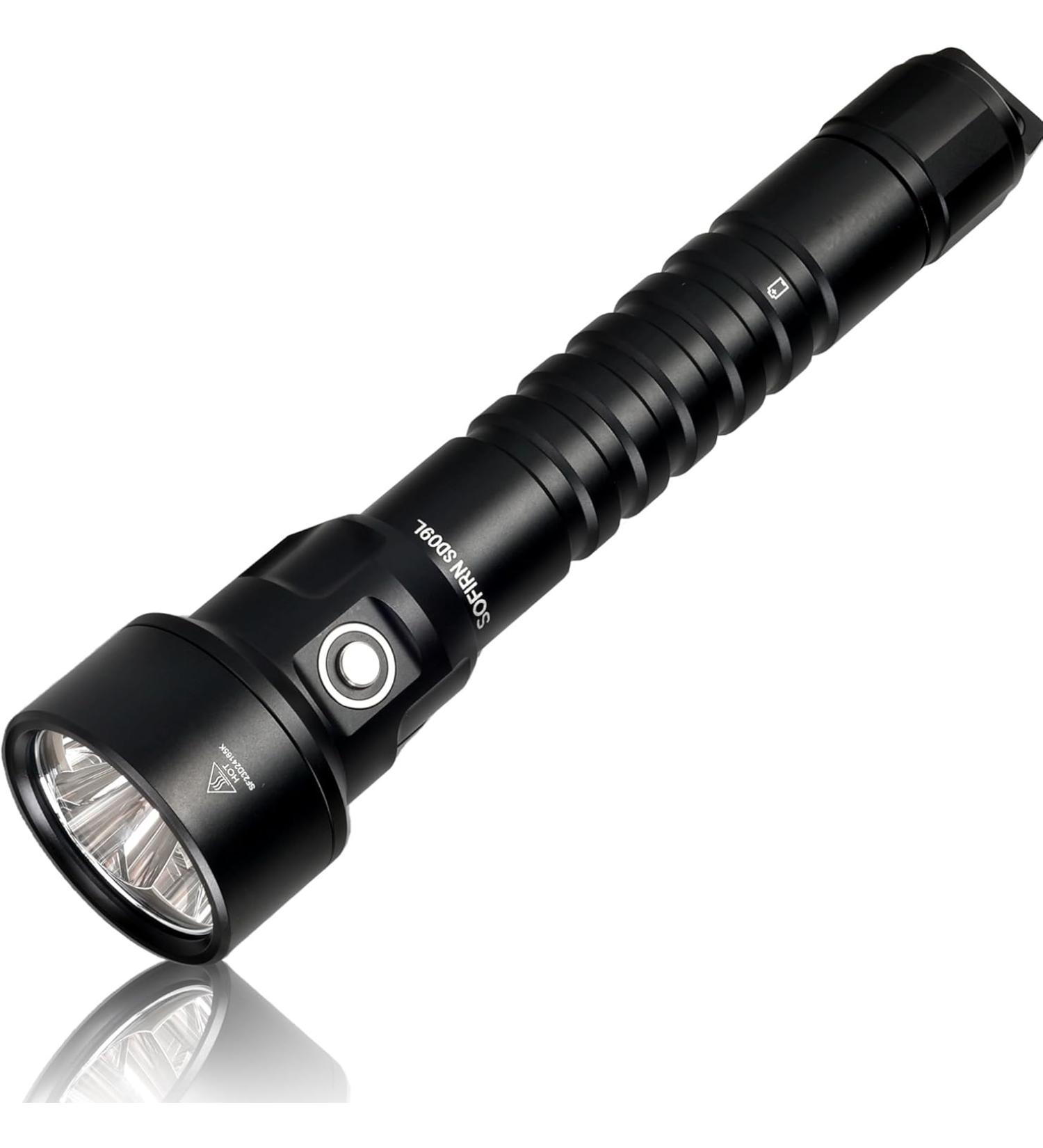 Sofirn SD09L Diving Torch 6800 Lumen LED Torch Extremely Bright Diving Torch 100 m Underwater LED with 3 x SST40 IPX8 Professional Waterproof with Class A++ Rechargeable Batteries Energy - Sd09l Kit - Buy Online on GoSupps.com