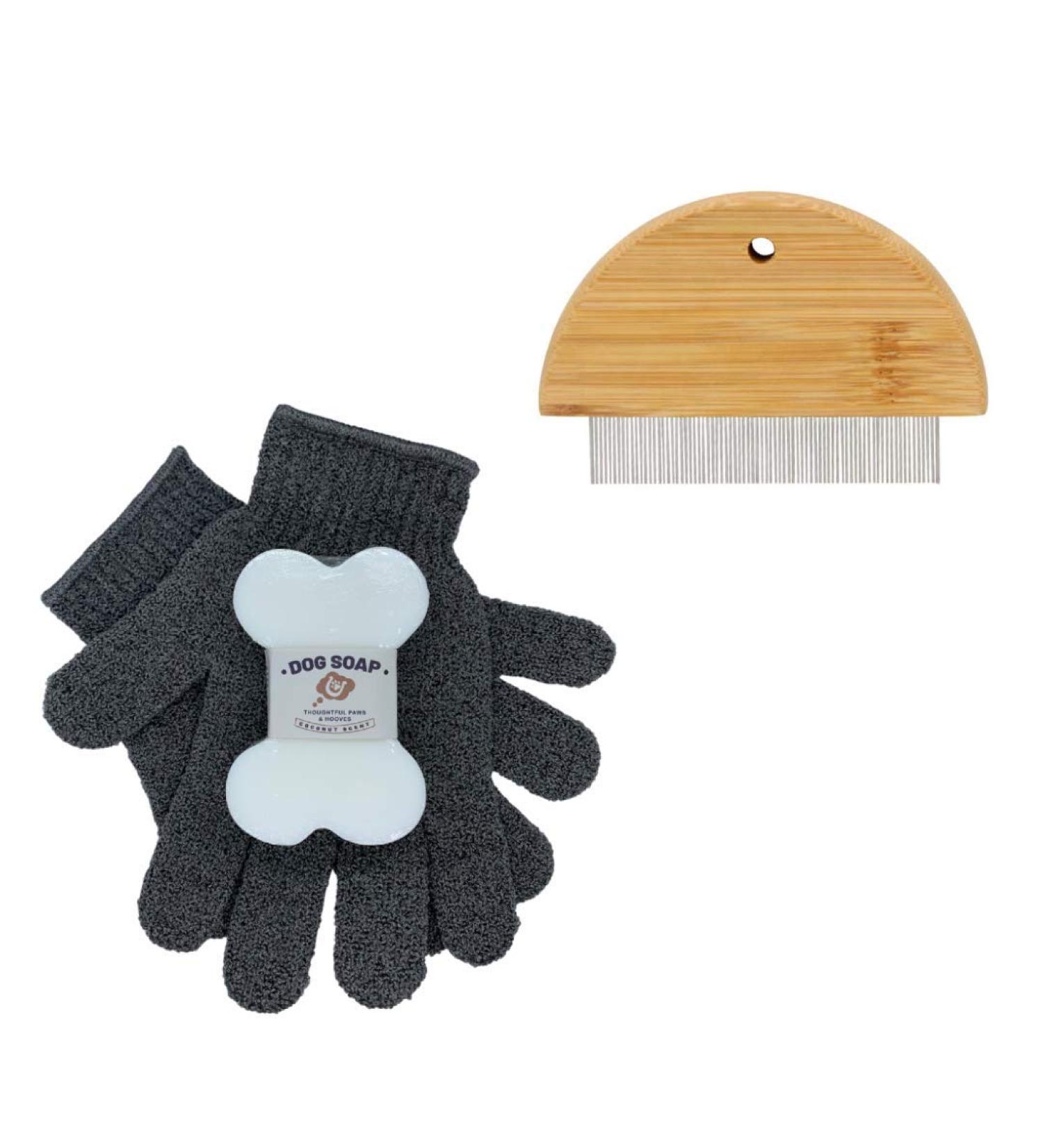 Flea Shampoo for Dogs and Flea Comb Bundle Premium Anti-Flea Dog Cleaning Products Pet Home Treatment for Fleas Natural Ingredients Deep Cleansing and Grooming Kit Easy to Use - Buy Online on GoSupps.com