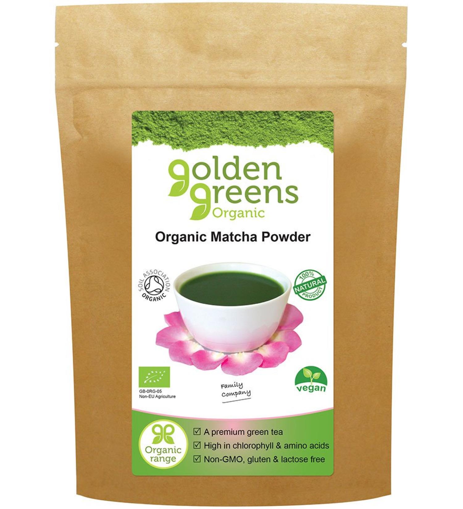 Golden Greens Organic Japanese Ceremonial Matcha Tea Powder 50 g
