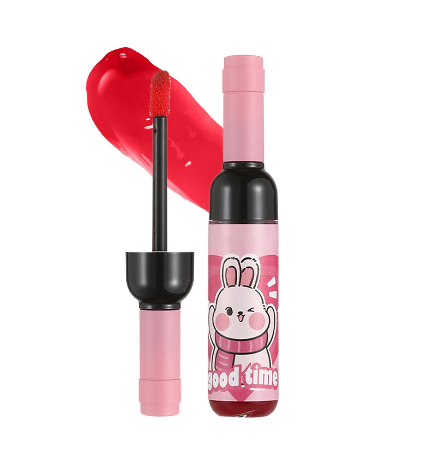 SVCEQZE Wine Red Lip Stain Lip Gloss Matte Lip Gloss Long Lasting Water Resistant Lip Tint for Women and Girls 03 C - Buy Online on GoSupps.com