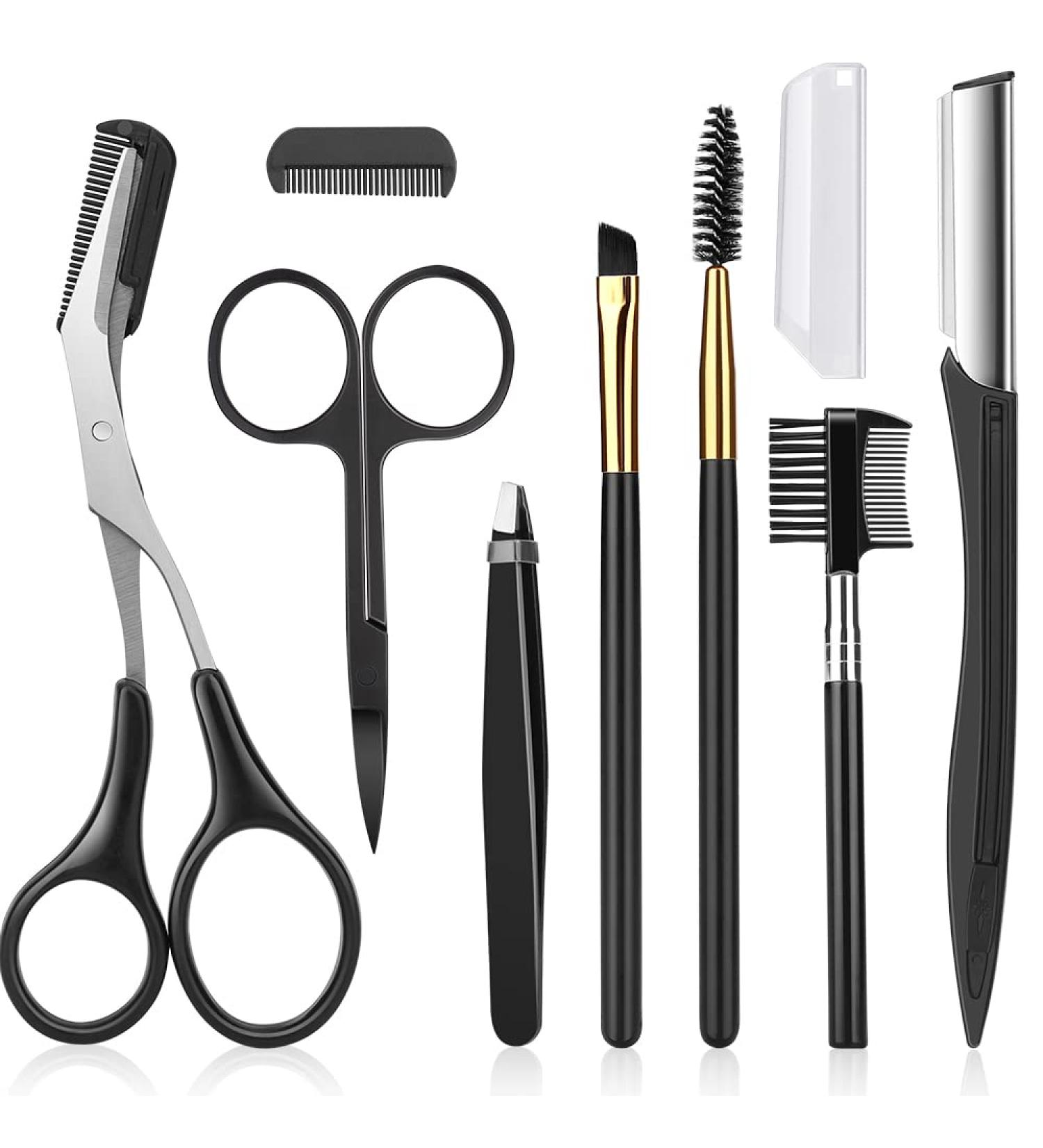 Senignol All-in-one Eyebrow Kit for Women - Includes Razor, Scissors, Tweezers, and Trimmer - Buy Online on GoSupps.com