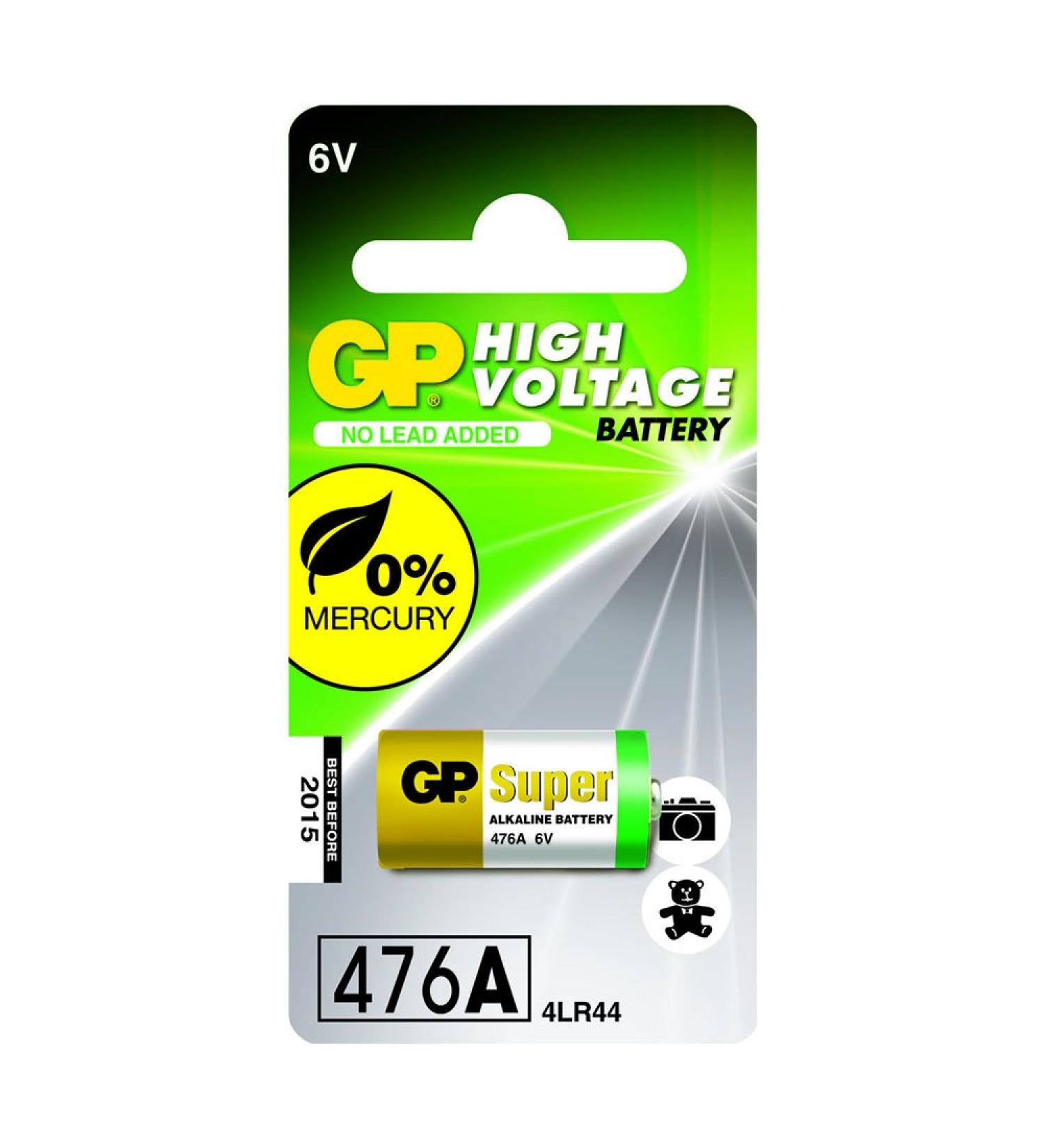 Super GP Batteries High Voltage Alkaline 6V 476A