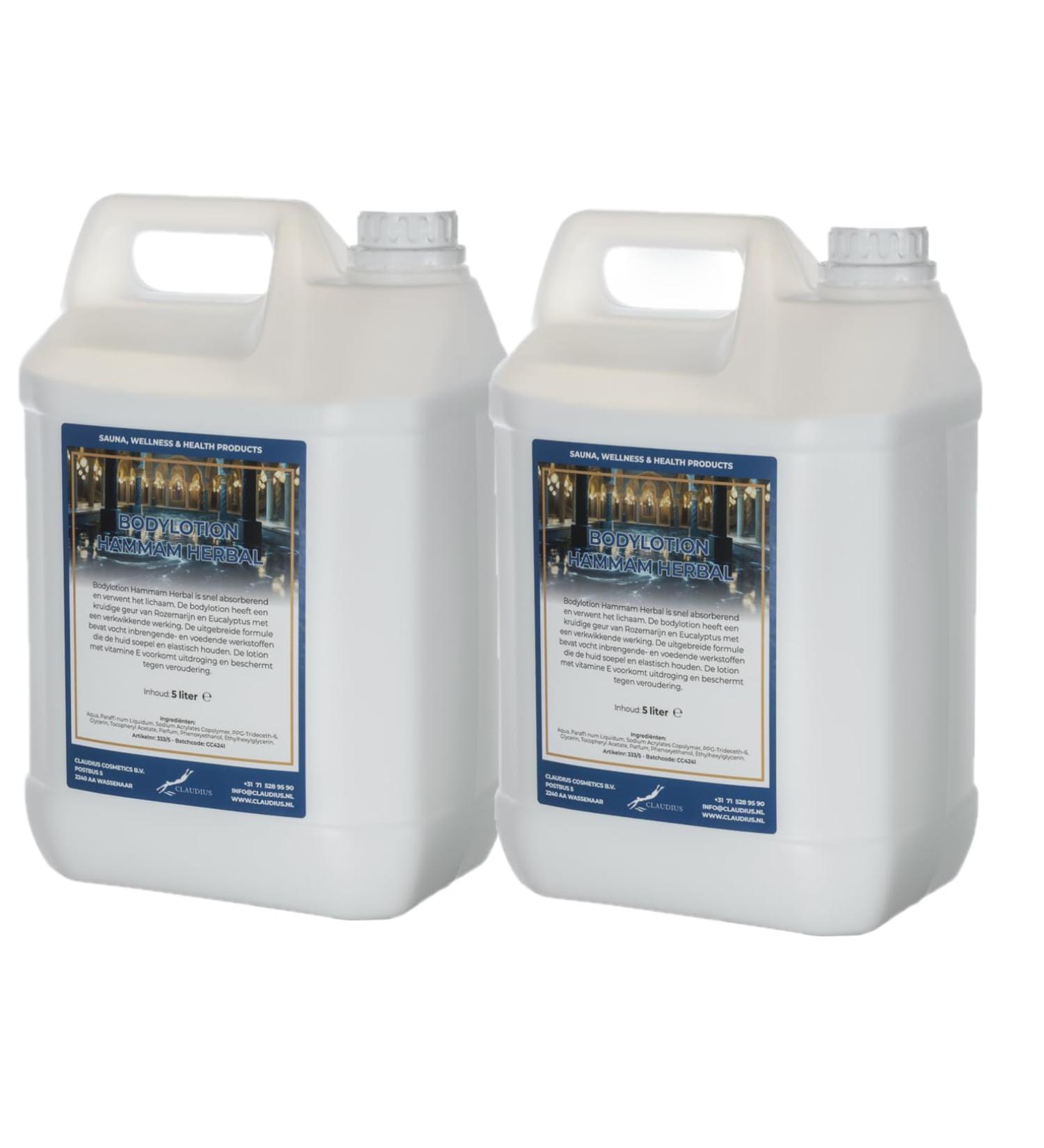 Claudius Bodylotion Hammam Herbal 2 x 5 liter