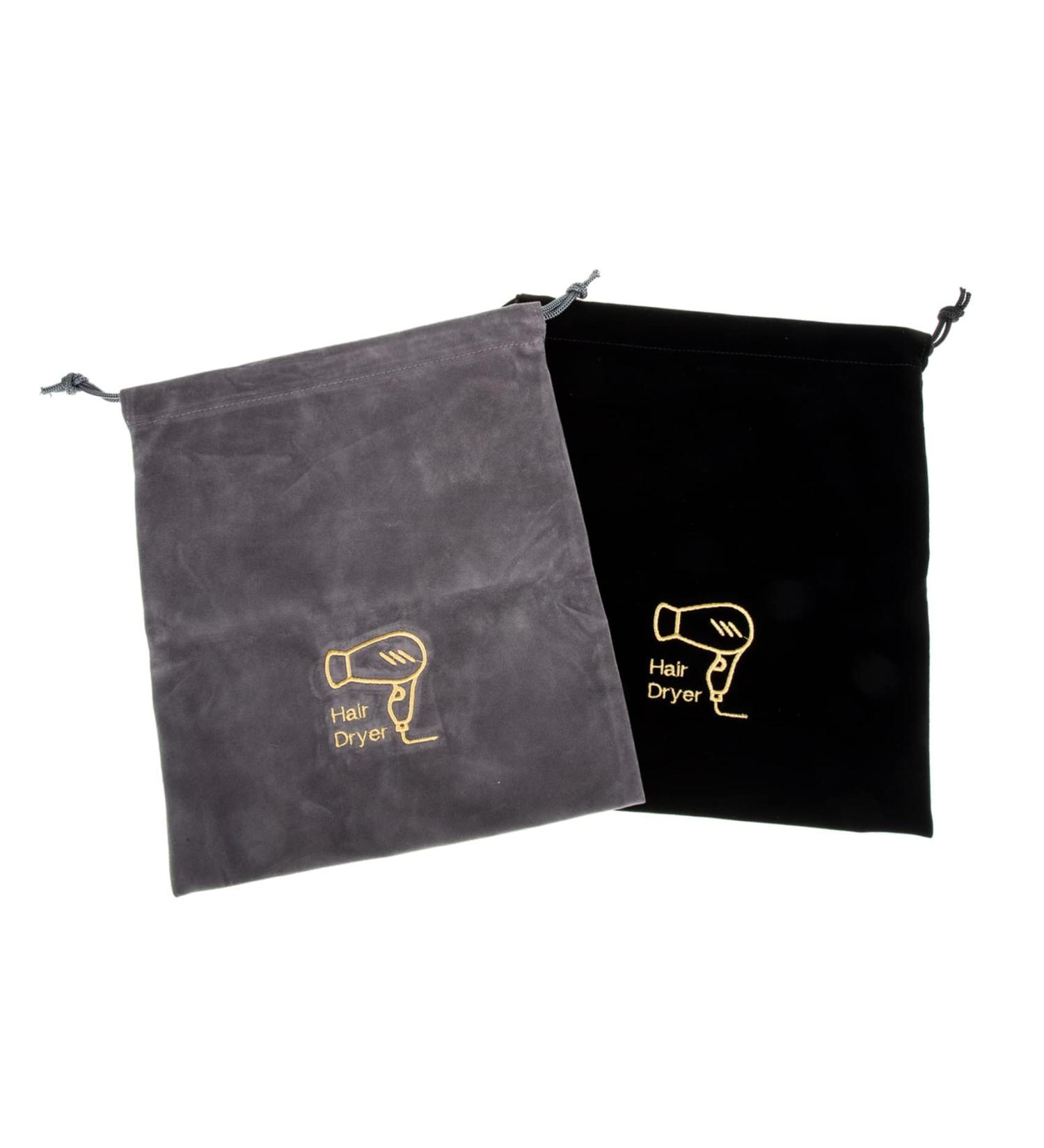 WOONEKY 4 Pcs Hair Dryer Bag Hair Travel Bag Portable Blow Dryer Hair Dryer Drawstring Bag Flannel - Buy Online on GoSupps.com