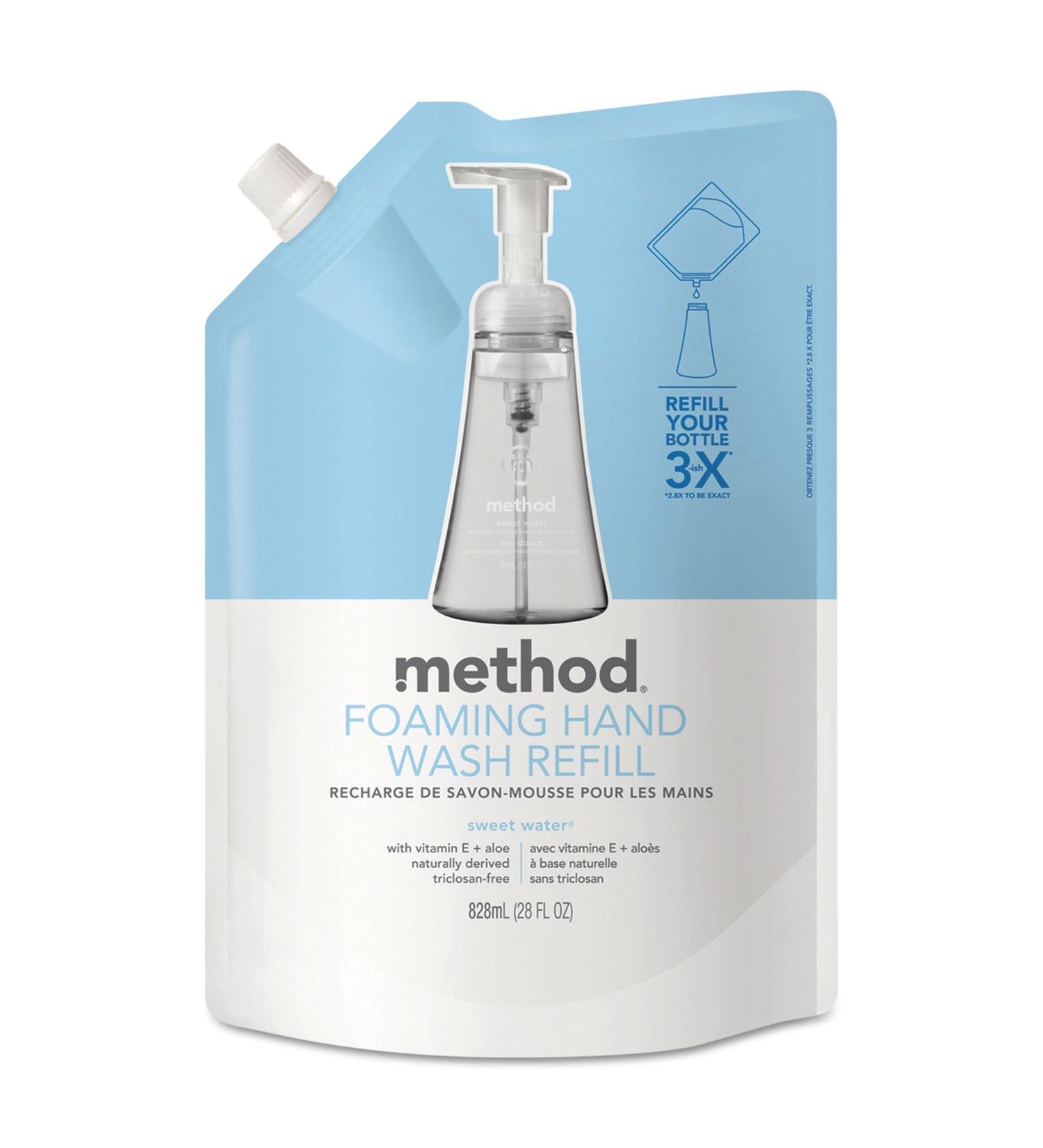 Method Sweet Water Foaming Hand Wash Refill Pouch - 28 Fl Oz - Buy Online on GoSupps.com