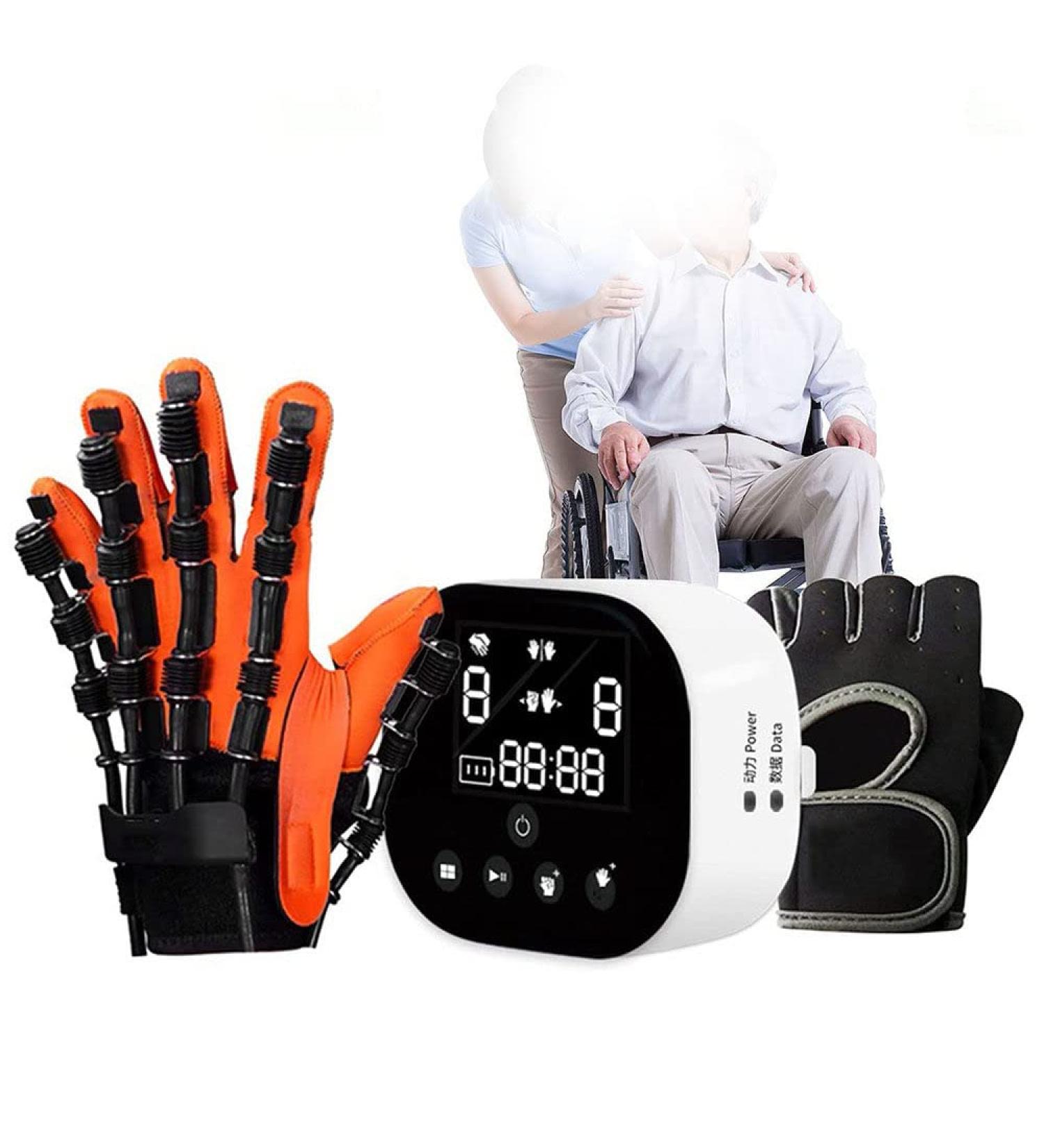 Robot Gloves for Hand Rehabilitation Self-Training Finger Rehabilitation Device Functional Hand Splint for Stroke Hemiplegia Trainer LeftHand-M - Buy Online on GoSupps.com