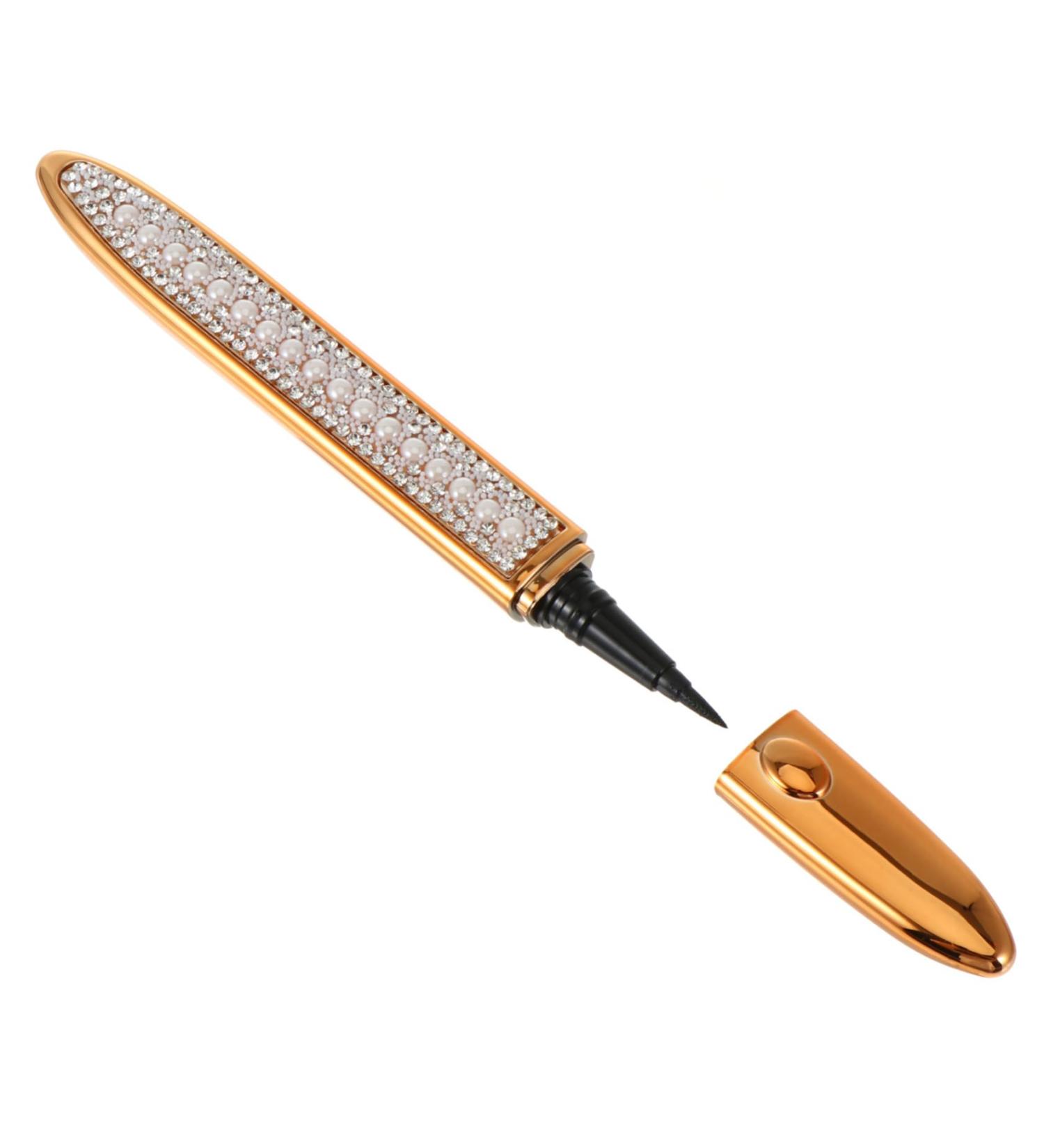 Healeved Self Adhesive Mascara Lash Tool Black Eyeliner Pencil Prestige Pencil Golden Plastic 1 count (Pack of 1) Golden - Buy Online on GoSupps.com