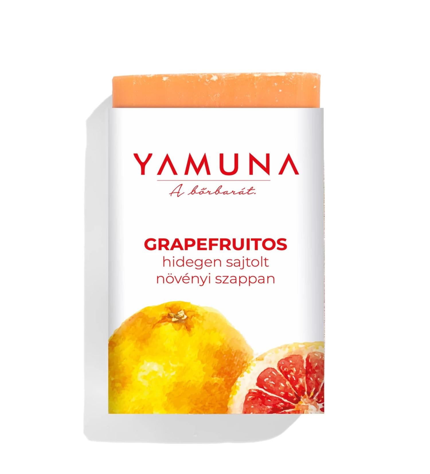  YAMUNA NATURAL BEAUTY Yamuna Grapefruit Soap Cold-Pressed & Natural | Refreshing Scent Gentle Cleansing & Caring | Moisturizing Vegan & Sustainable | Perfect for All Skin Types 110g - Buy Online on GoSupps.com