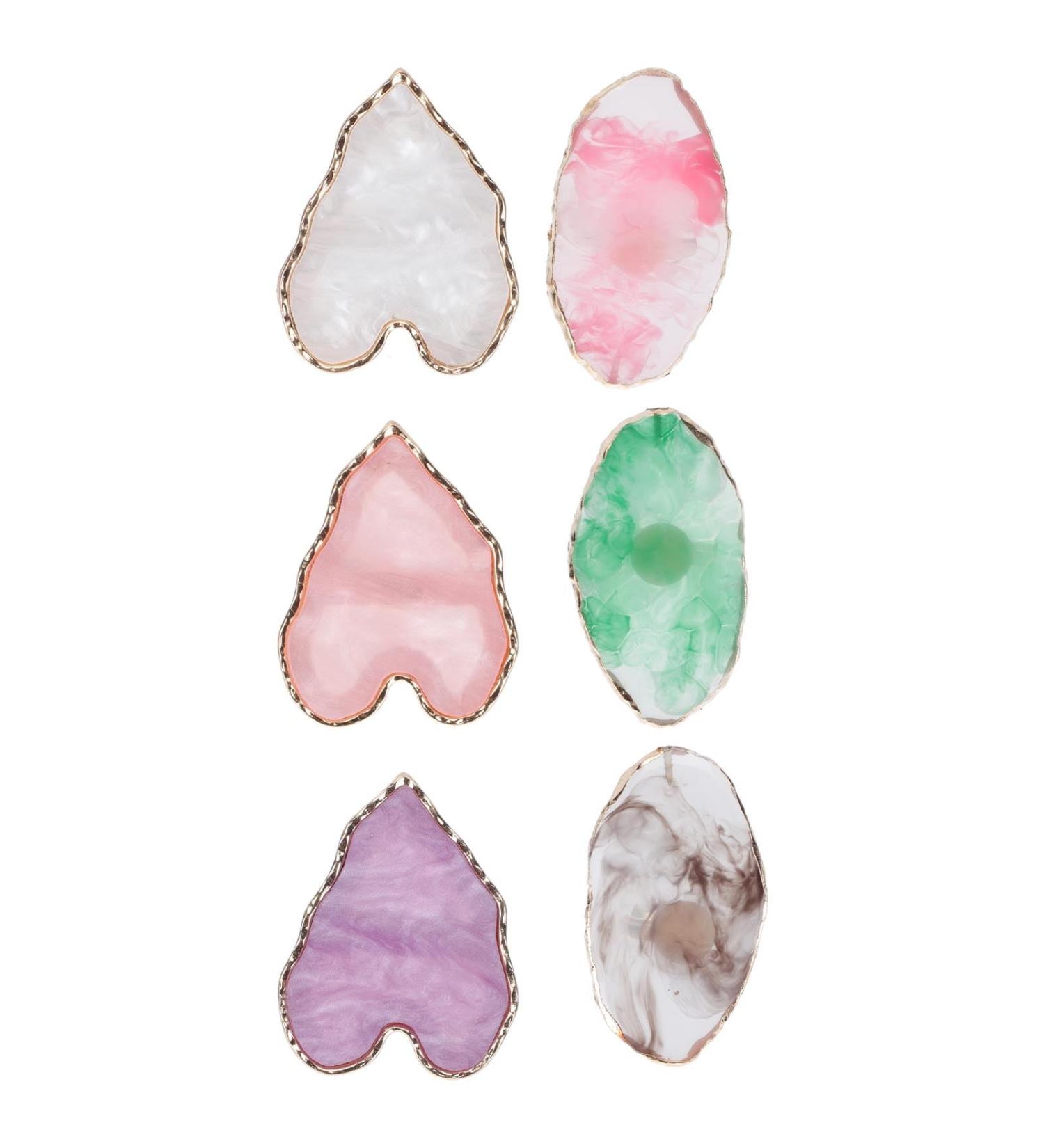 NUOBESTY Palettes de Nail Art 6 Pi ces en R sine Lisse Plateau de M lange pour Vernis et Gel Palette Compacte pour Manucure et Voyage Planche Vernis Ongles Color e et Pratique - Buy Online on GoSupps.com