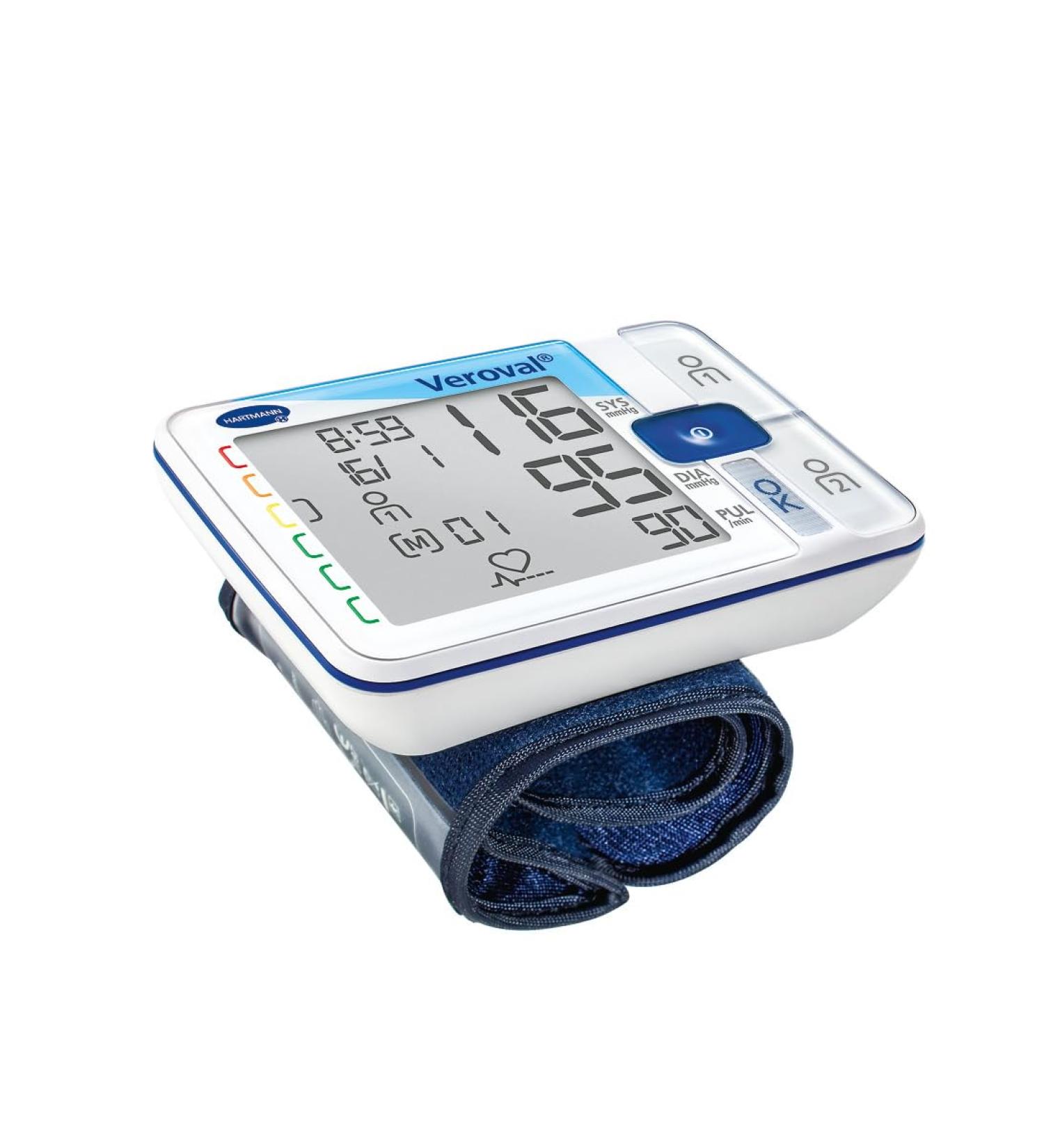 Buy Veroval Blood Pressure Meter Wrist - Clinically Validated Accurate Measurement & Cardiac Arrhythmia Detection | International Shipping Available - Buy Online on GoSupps.com