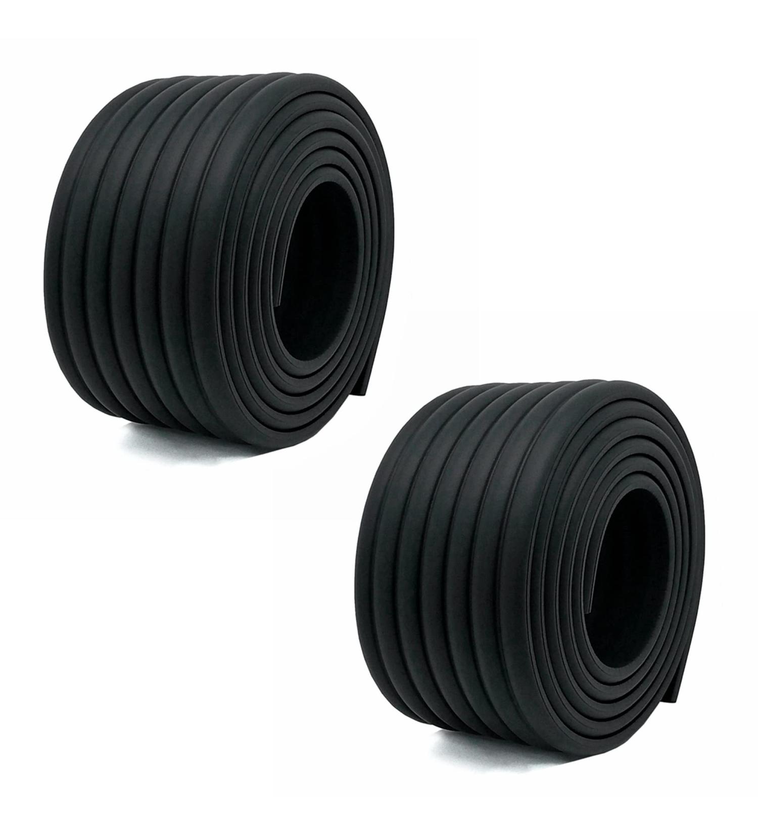 M2cbridge Multifunctional Edge and Corner Guard Baby Safety Bumper 6.5 Ft - Black (6.5ft x 2) - Buy Online on GoSupps.com