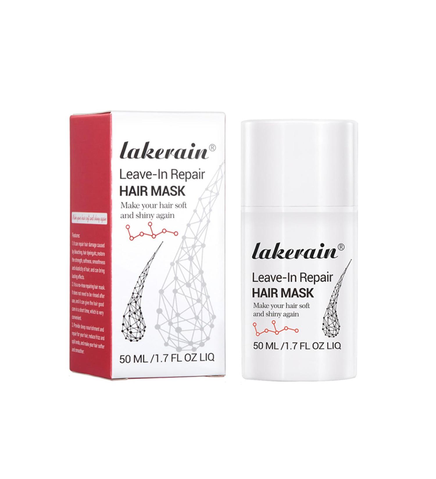 Leave-In Repair Hair Mask | Vegan Collagen for Softening & Restoring Shine | Hydrating Treatment for Dry & Damaged Hair | Split Ends Solution - Buy Online on GoSupps.com