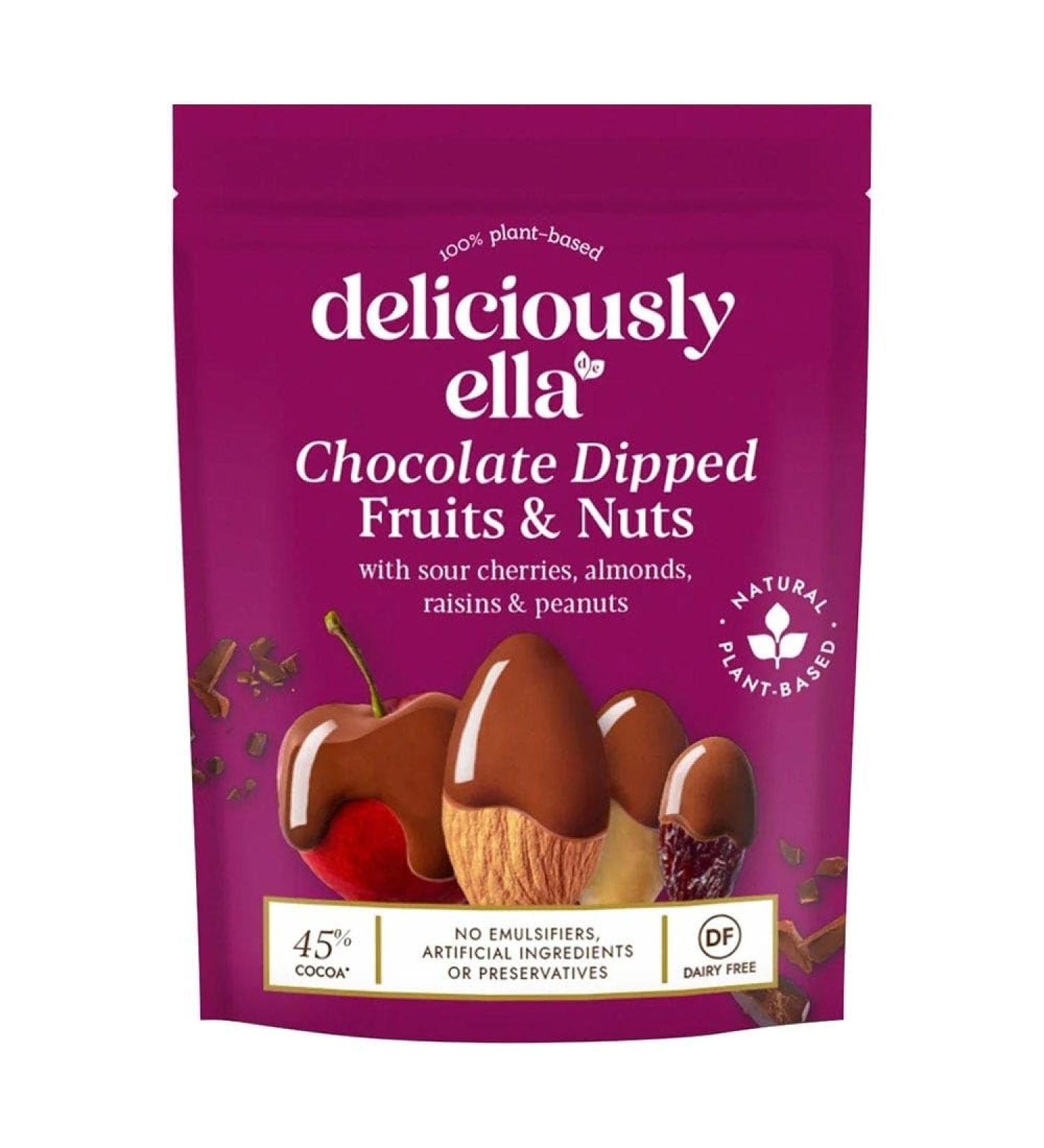 Deliciously Ella Deliciously Ella Fruits and nuts dipped in chocolate 90g