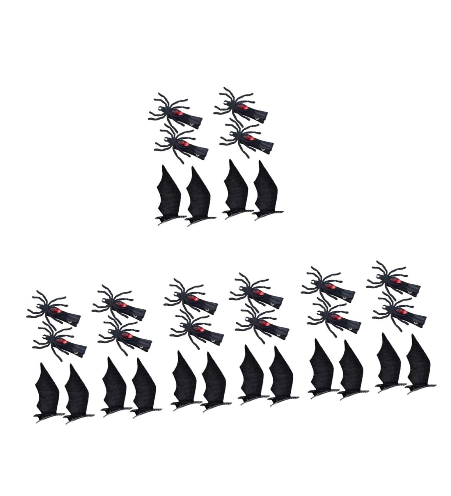 minkissy 16 Pairs Halloween Hair Clips Gothic Hair Clip Bat Hairclips Cosplay Hair Clips Devil Hairpins Prom Hair Black Accessories for Women Halloween Barrettes Iron Child Girl Bat Wing - Buy Online on GoSupps.com