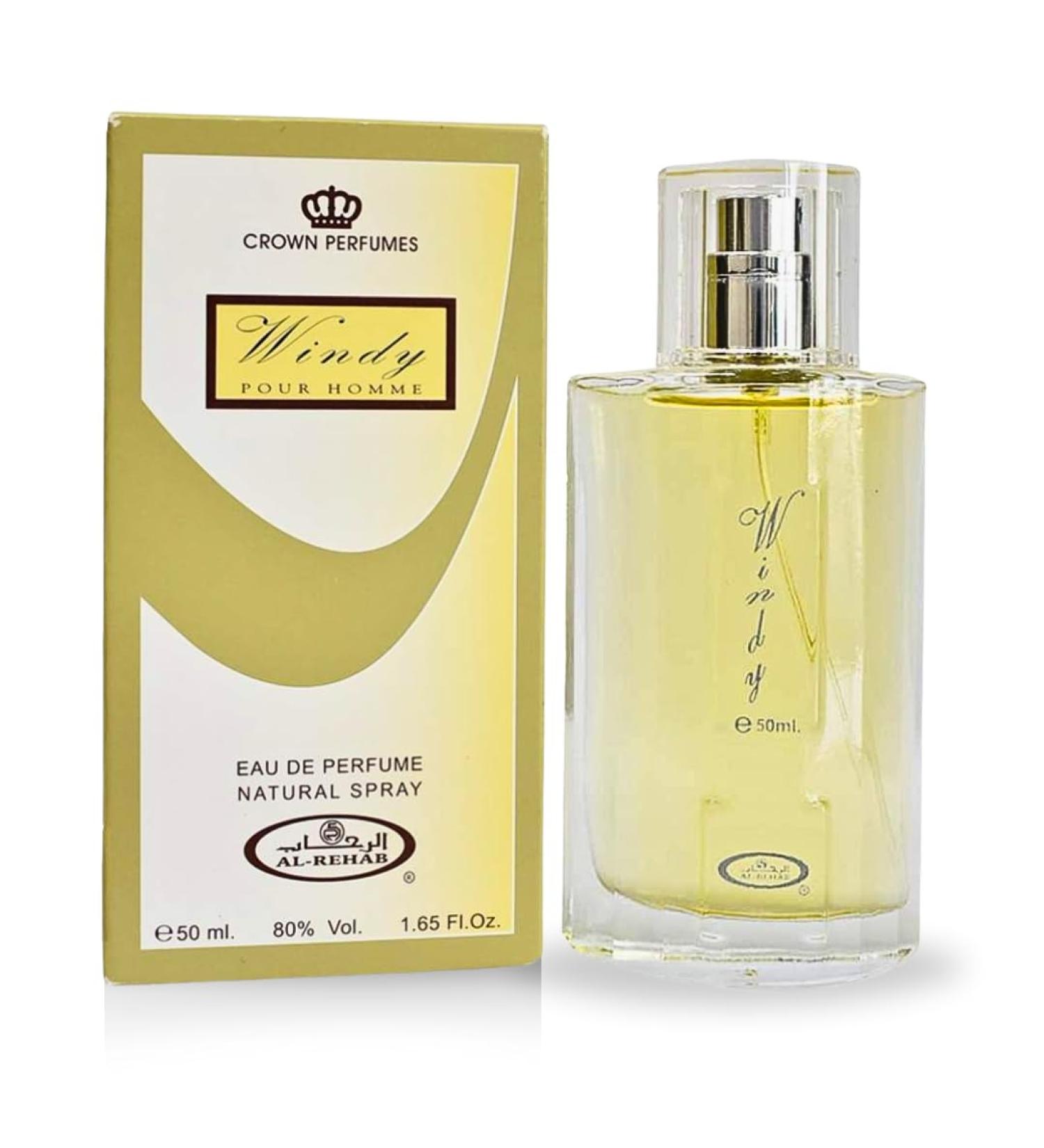 Al-Rehab Windy EDP - 50ML (1.7 OZ) Long Lasting & Luxurious Scents of Arabia Perfumes For Men & Women. 1.7 Fl Oz (Pack of 1) Windy Spray - Buy Online on GoSupps.com