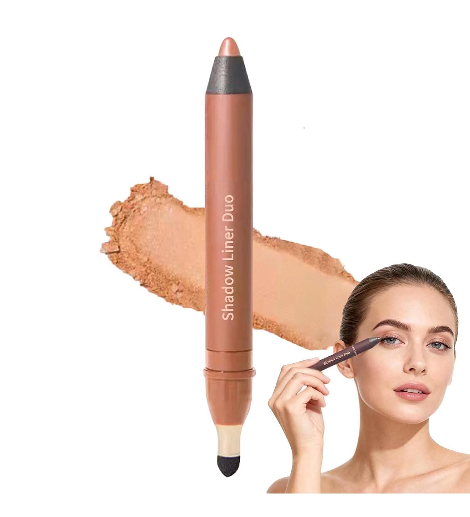 Duo d'Ombres Paupi res Hautement Pigment es Crayon Paupi res Waterproof et Anti-Bouteille Crayon Mat Look Naturel - Buy Online on GoSupps.com