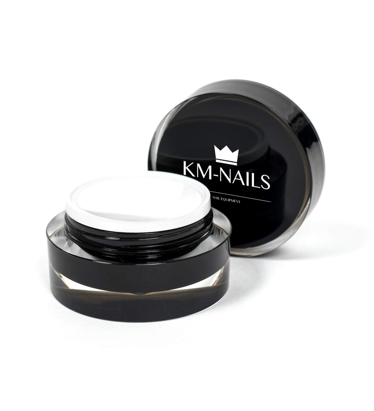 KM-Nails 15ml fiberglass gel clear for a particularly stable modeling LED and UV curing