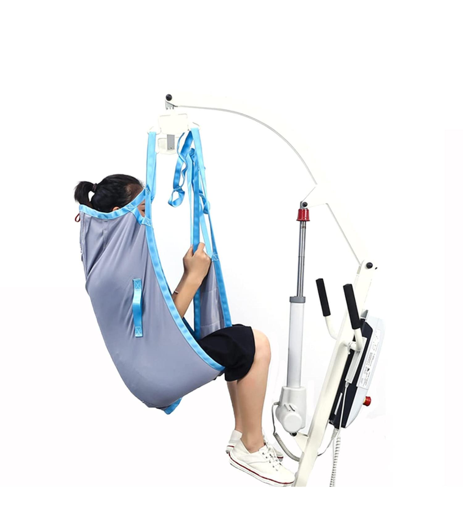 GTFDXJ Patient Lifting Slings Hoist for Lifting Elderly Padded Toileting Patient Lift Sling with Head Support Divided Leg Shower Sling for Patient Lifts Heavy Duty Transfer Sling Blue Small - Buy Online on GoSupps.com