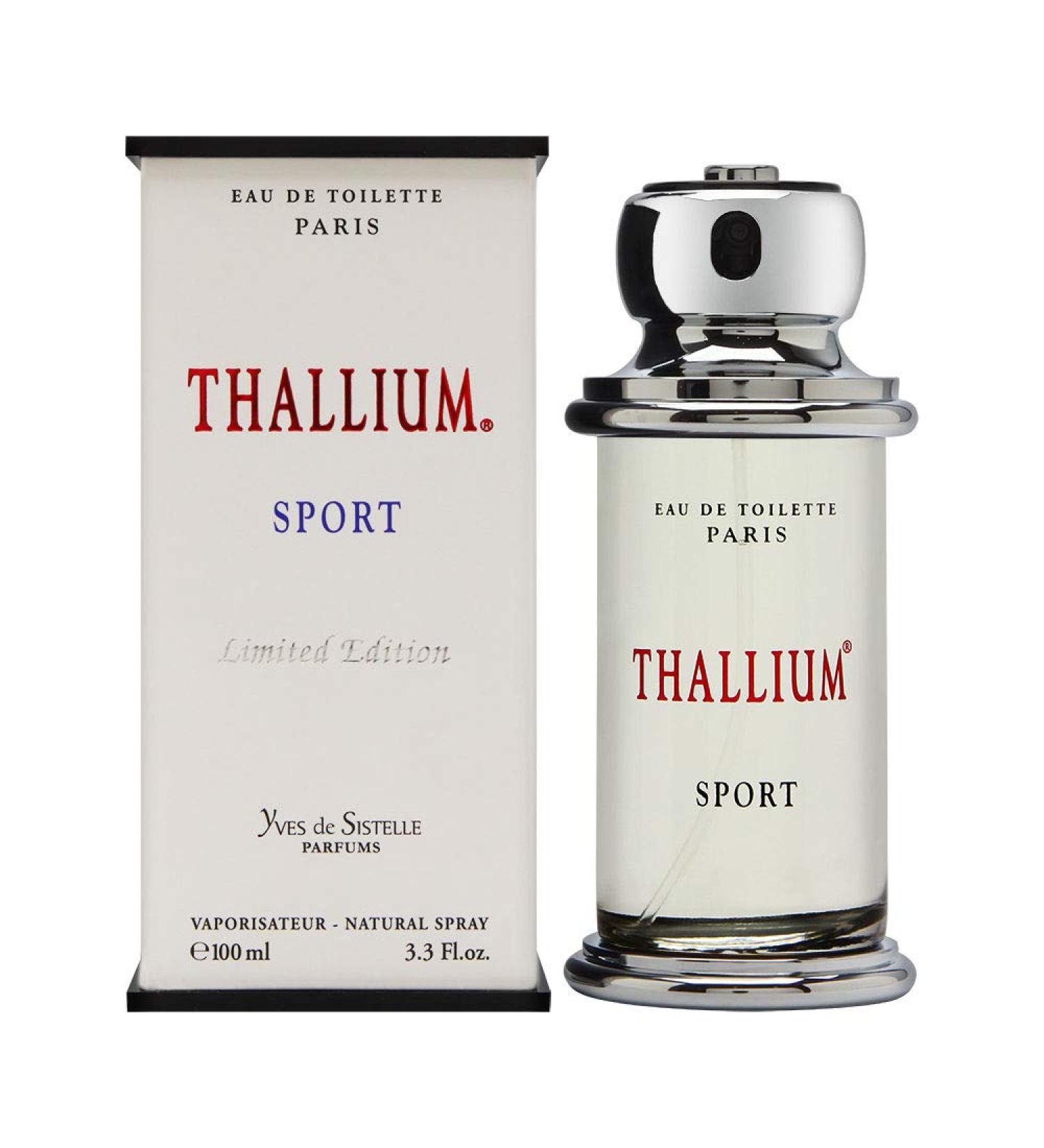 Thallium Sport Limited Edition for Men by Yves De Sistelle 3.3 oz EDT SP 3.3 Fl Oz (Pack of 1)