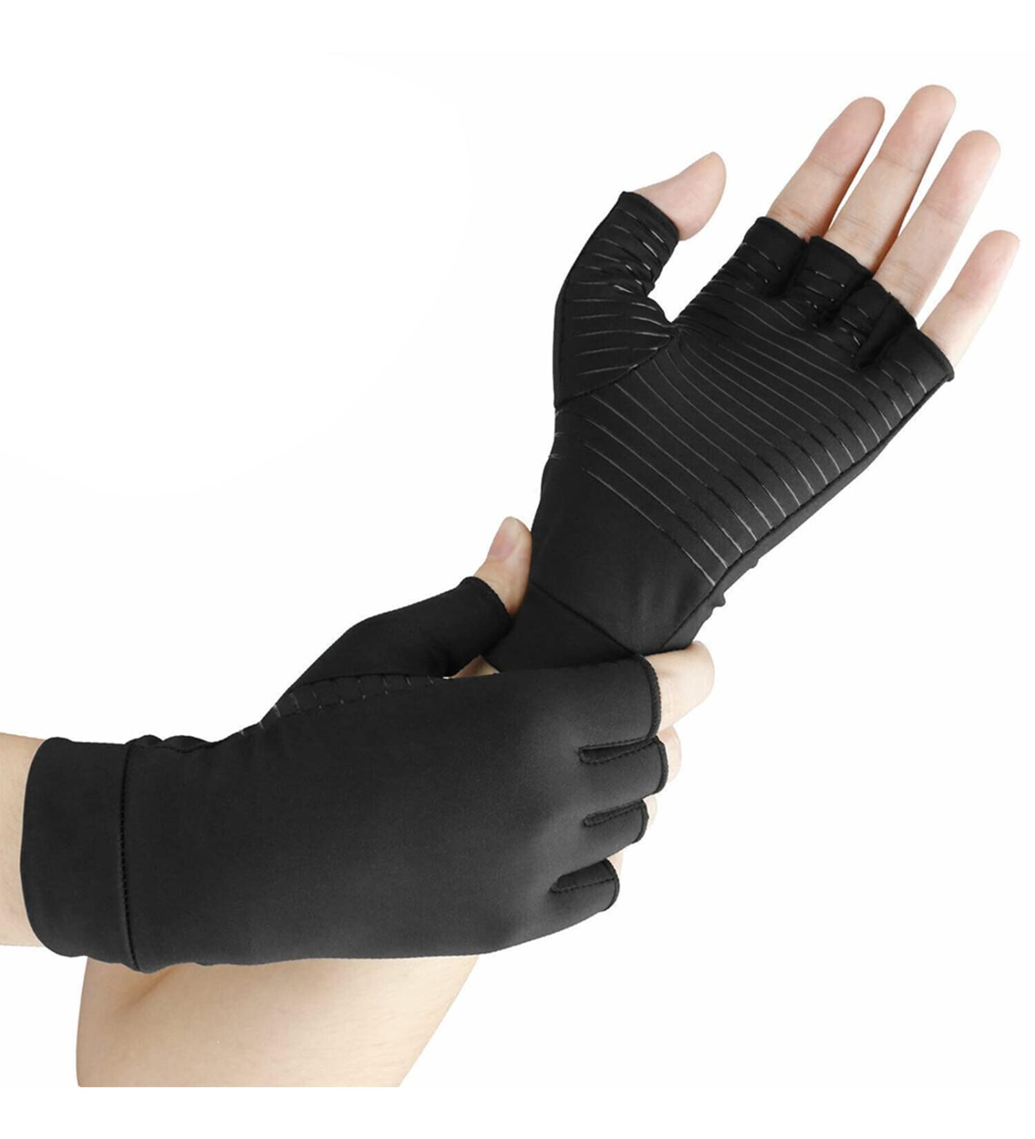 Buy Copper Compression Arthritis Gloves - High Copper Infused Pain Relief for Men & Women - Buy Online on GoSupps.com