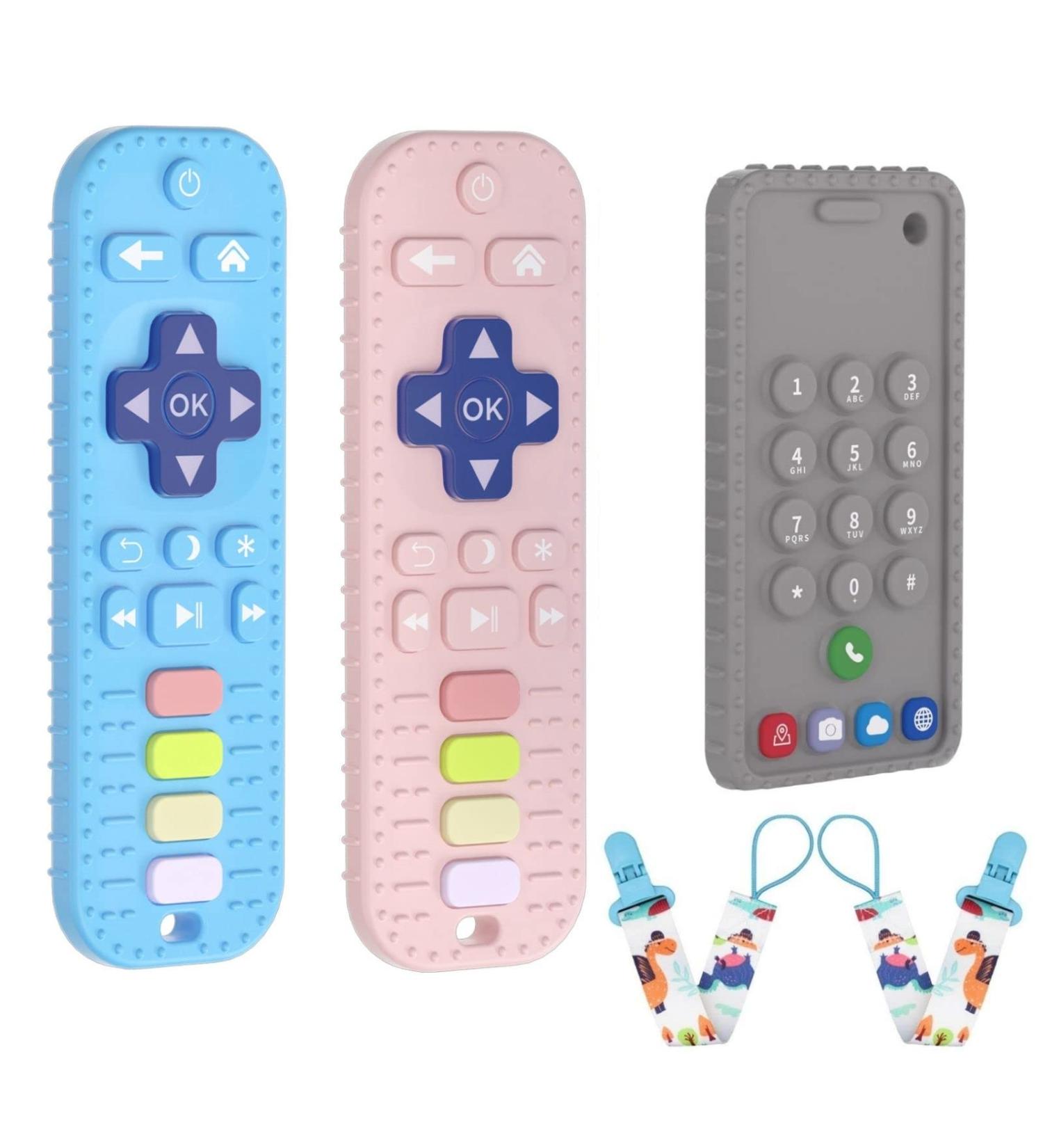 JIECH Remote Teether Toys for Babies & Phone Teether Toys for Babies - Buy Online on GoSupps.com