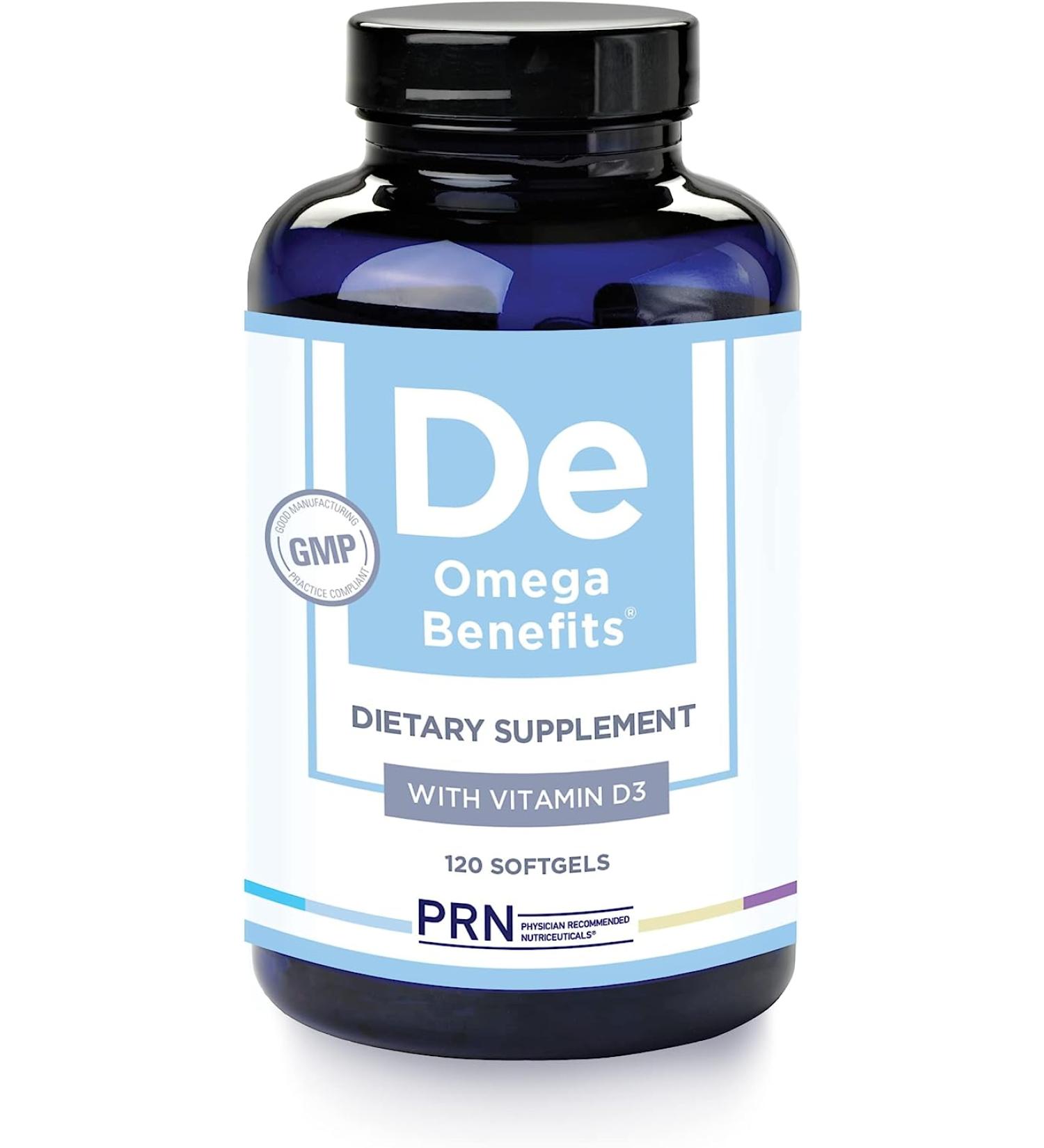 PRN De Dry Eye Omega 3 Fish Oil | Natural Triglyceride Formula | 2240mg EPA & DHA | Healthy Eye Care Supplement | 1 Month Supply - Buy Online on GoSupps.com