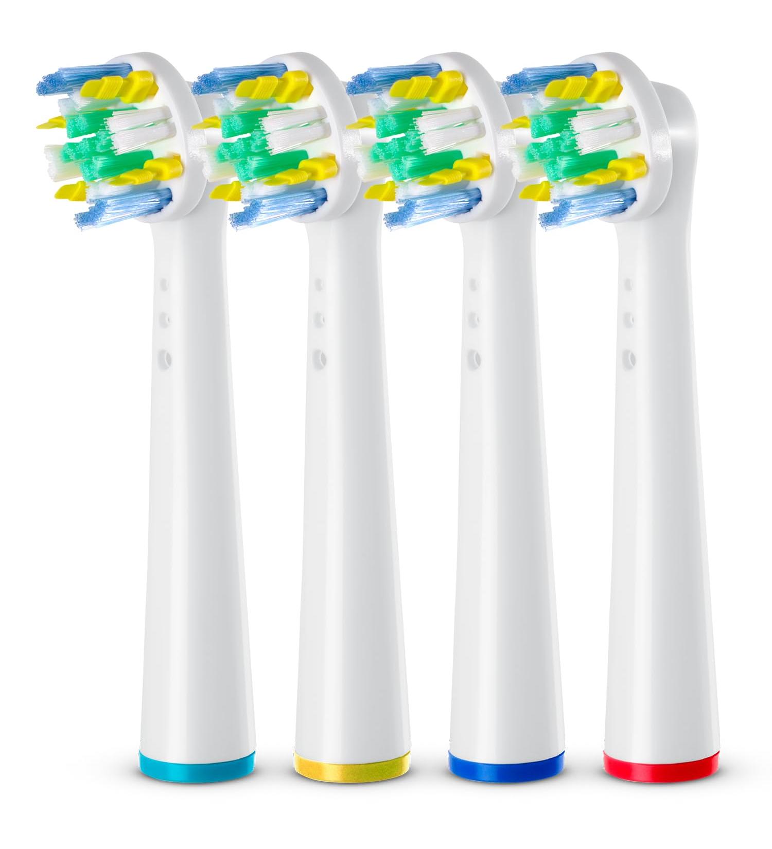 Buy Electric Toothbrush Replacement Heads - 4 Pack Brush Heads Refill for Professional Electric Toothbrushes - Fast International Shipping - Buy Online on GoSupps.com
