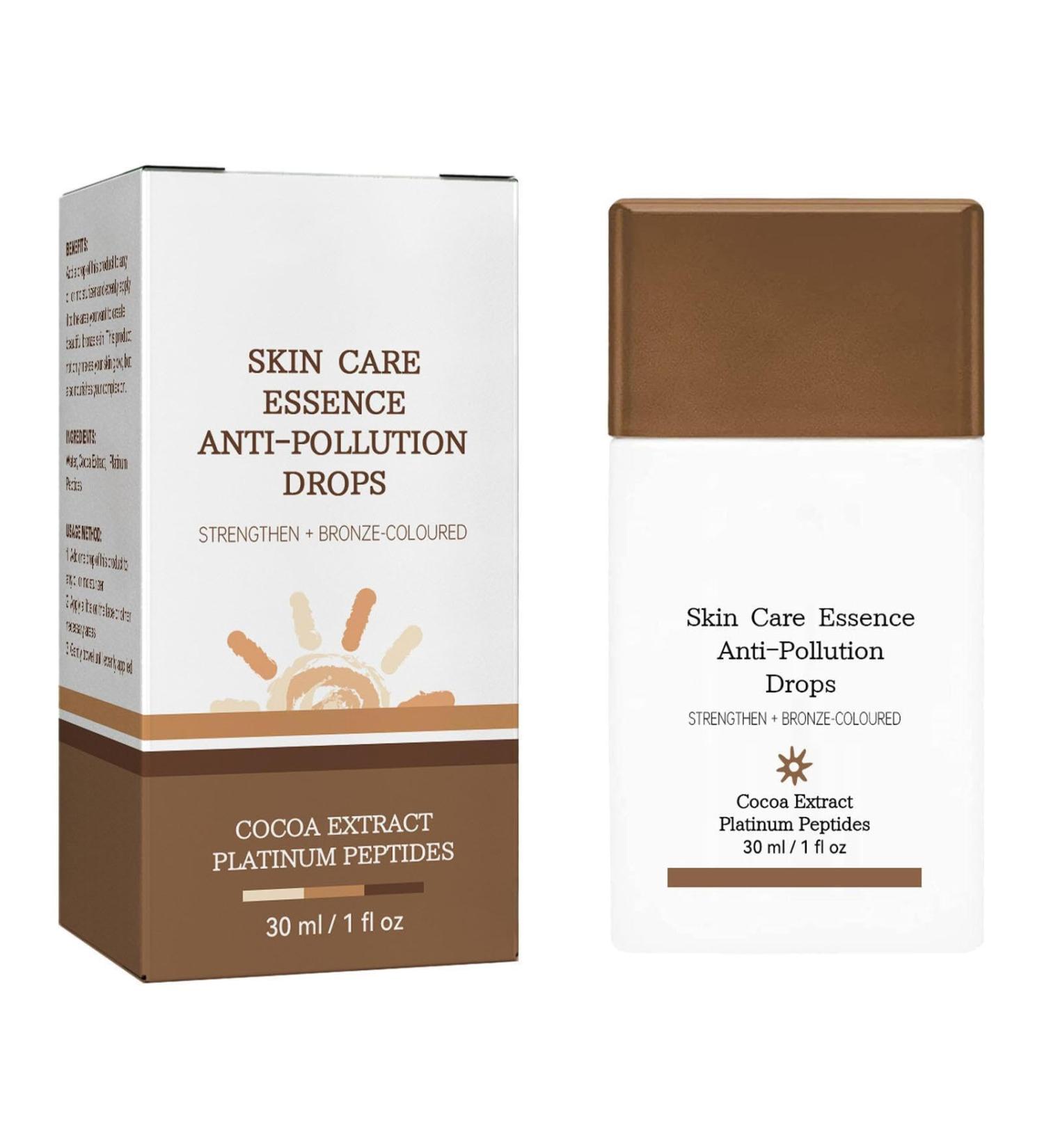 Bronzer Drops Tan Peptide Serums for Skin Care - Anti-Pollution Essence for Bronzy Glow Moisturizing and Replenishing Skin Care 1 Fl Oz - Buy Online on GoSupps.com