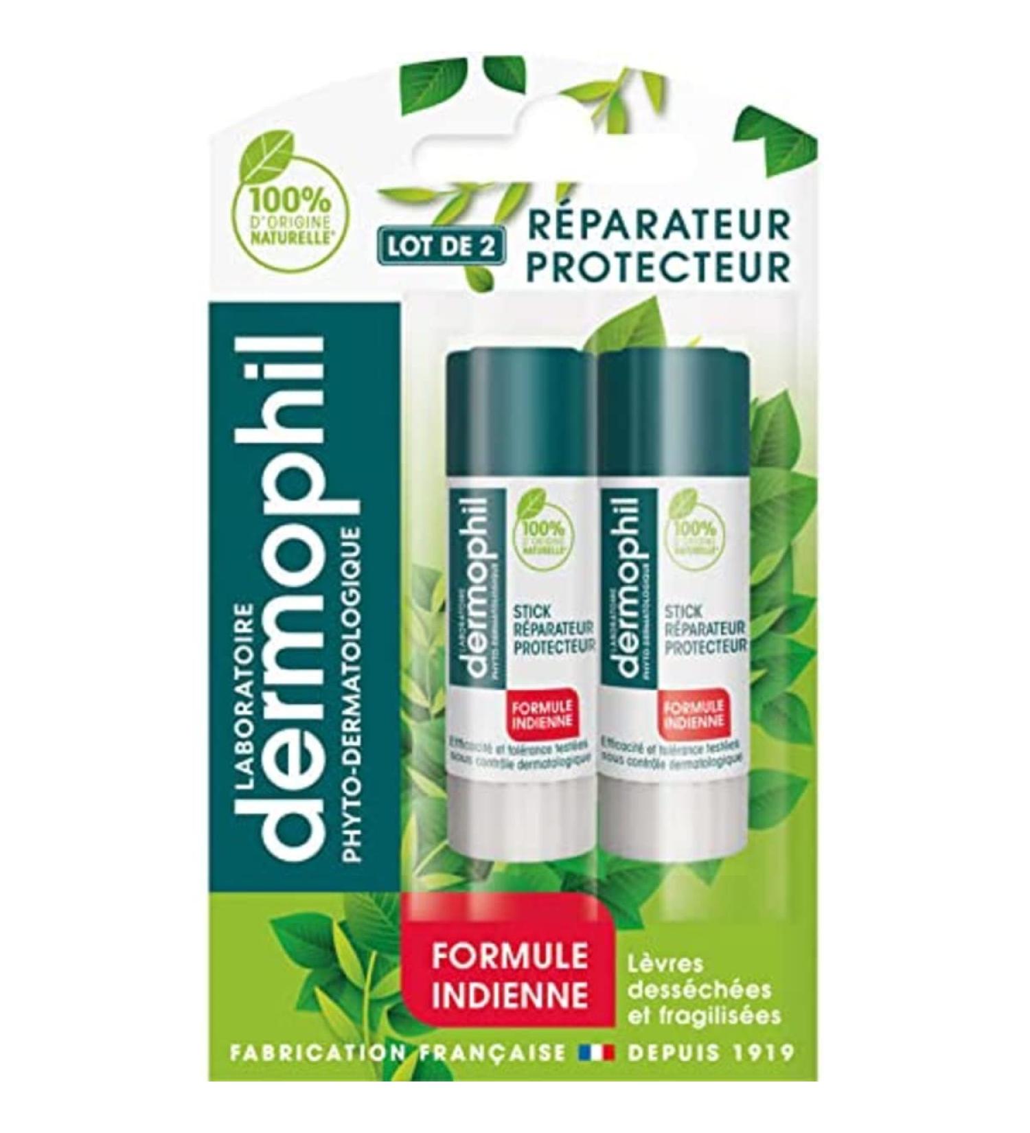 Dermophil Indian formula lipcare stick 2 sticks of 4 g