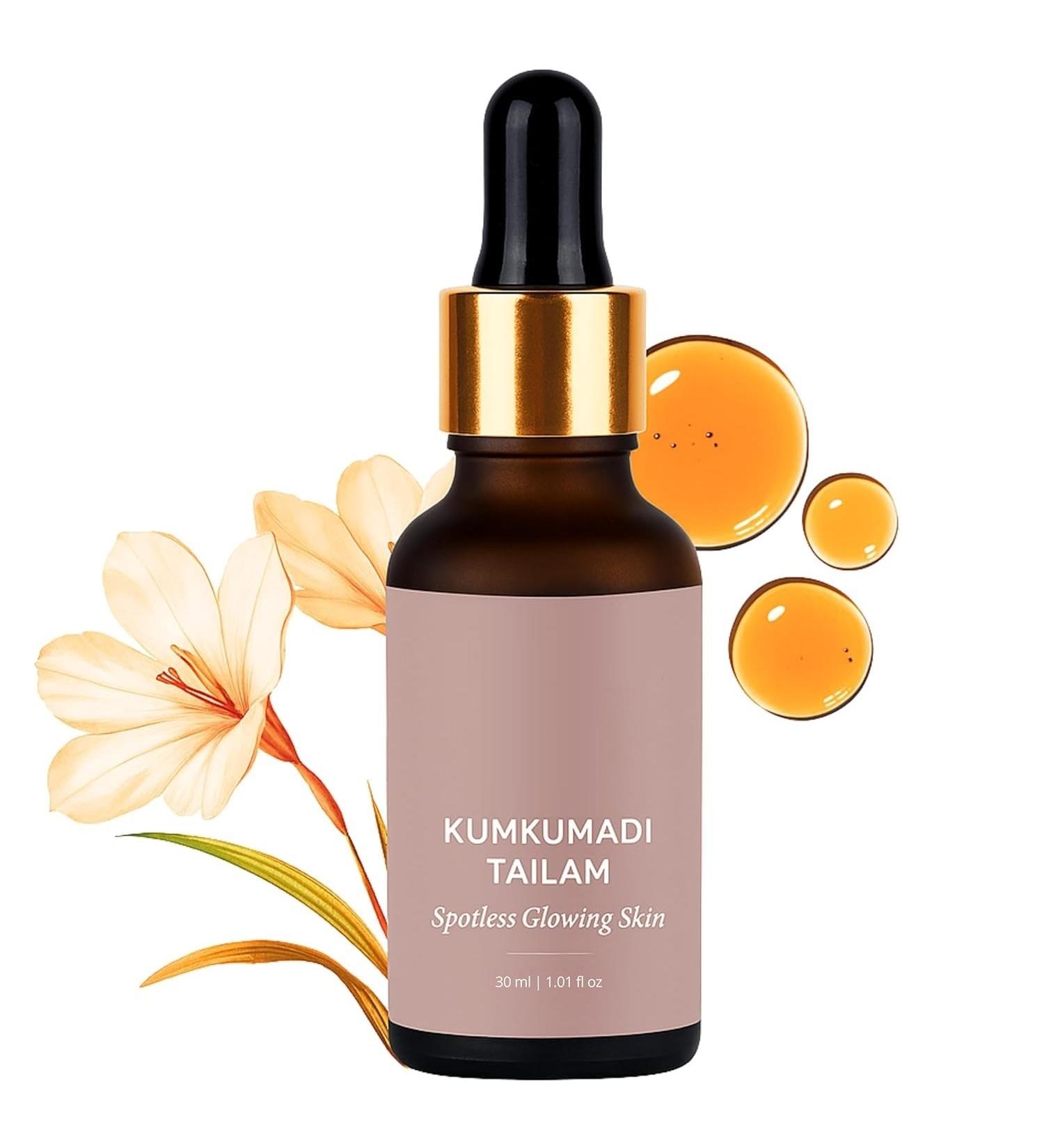 Kum kum.adi Tailam Face Oil 30 ml | Herbal Skin Care