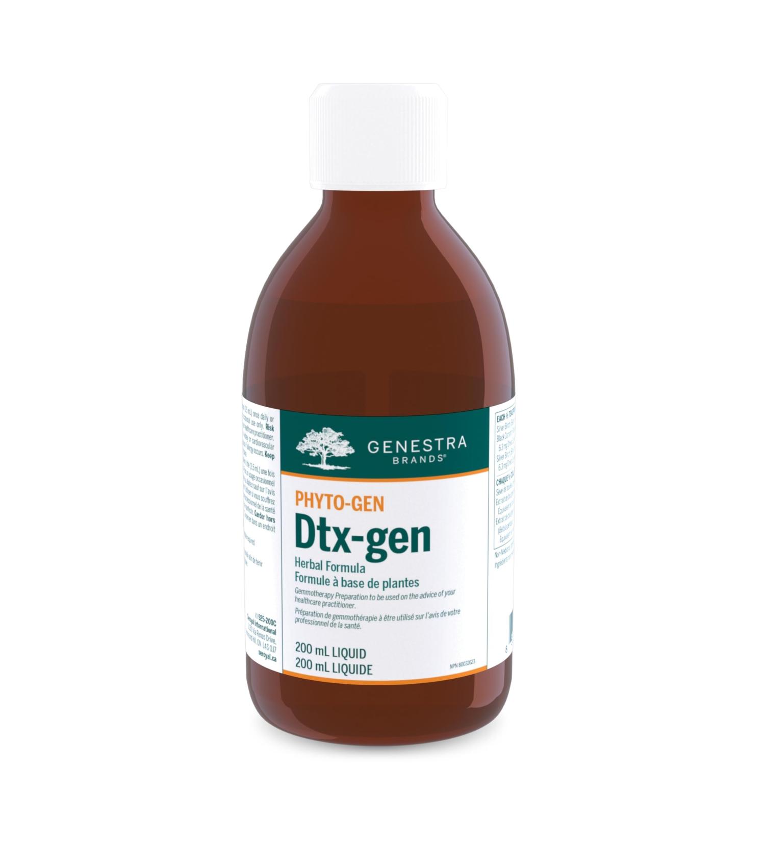 Genestra Brands - Dtx-gen - Black Currant and Silver Birch Herbal Supplement - 200 ml Liquid - Buy Online on GoSupps.com