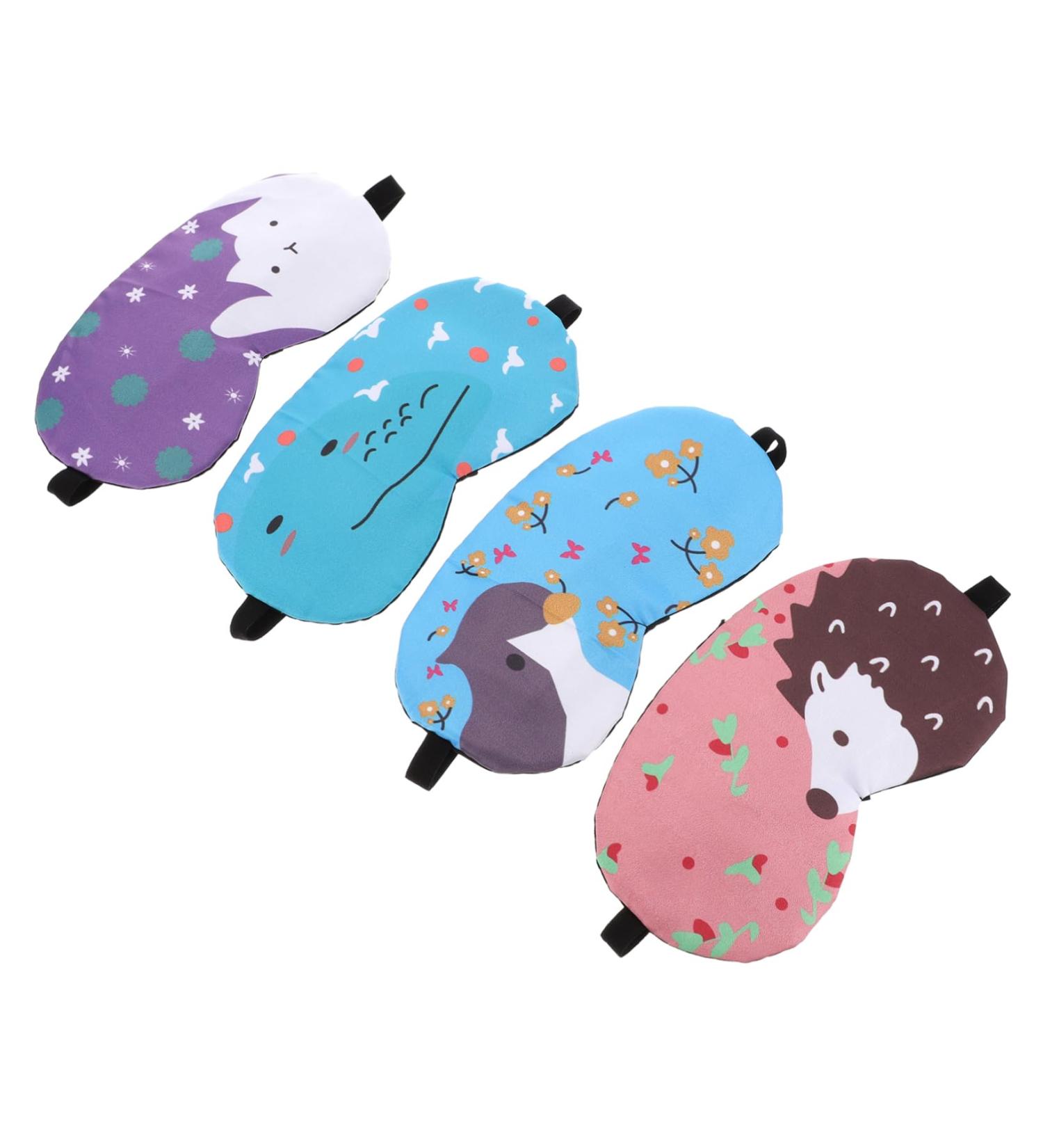 Frcolor Cute Eye Mask with Ice Cream Bag - Relaxing Facial Mask for Travel & Insomnium Relief - Buy Online on GoSupps.com