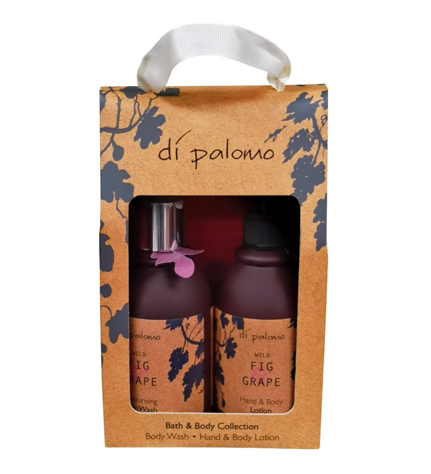 Di Palomo Wild Fig & Grape Bath & Body Gift Set - 8 oz Lotion & Shower Gel - Buy Online on GoSupps.com