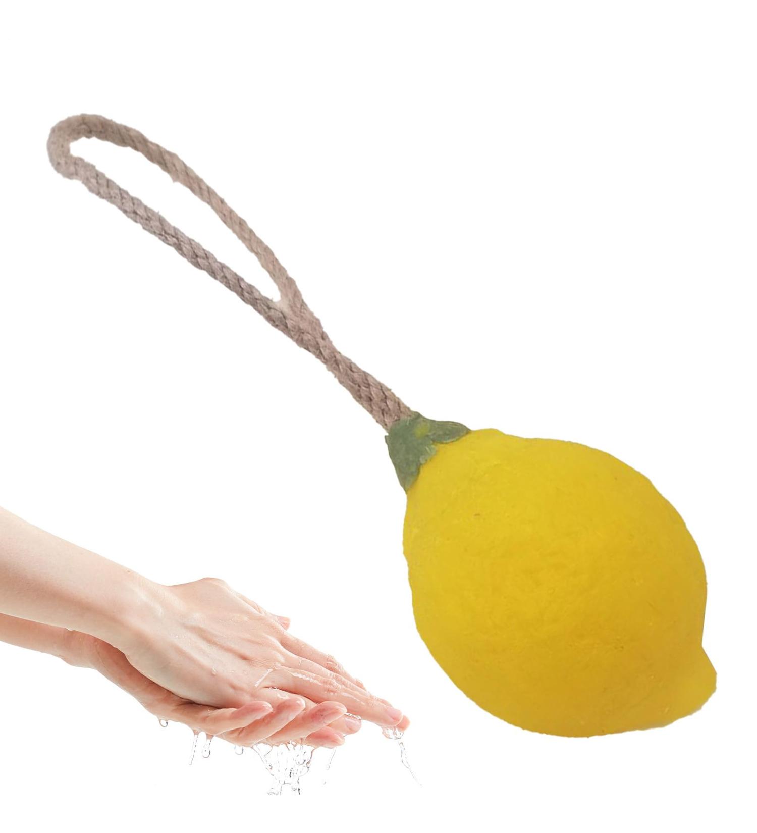 Soap Bar Deep Cleansing Power Bath Soap Lemon-Shaped Bar | Fruity Bars for Home Outdoor Travel Business Trips - Buy Online on GoSupps.com