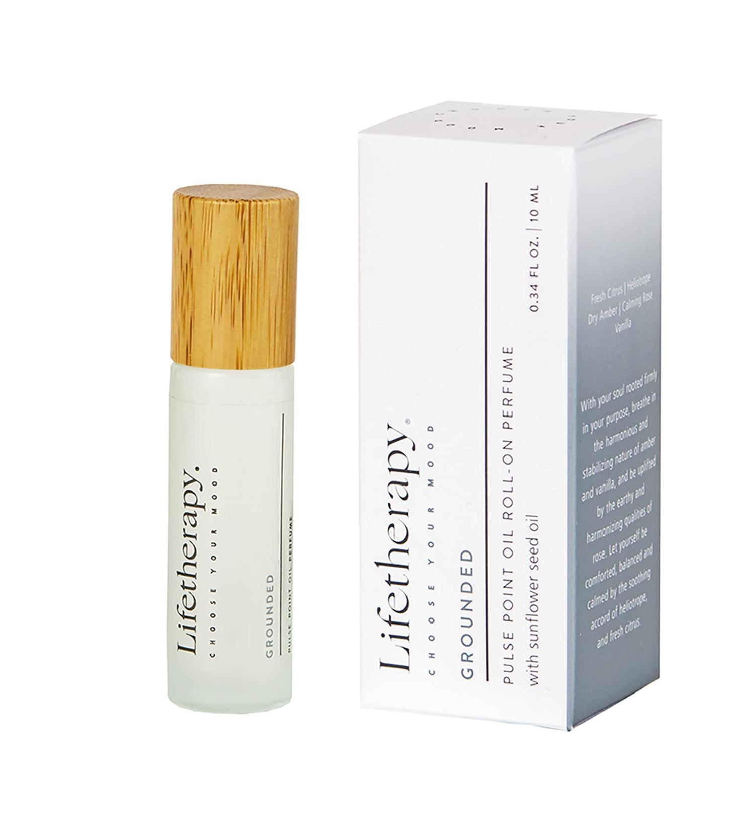 Lifetherapy Pulse Point Oil Roll-on Perfume - Grounded | Shop Internationally for Aromatherapy Bliss - Buy Online on GoSupps.com