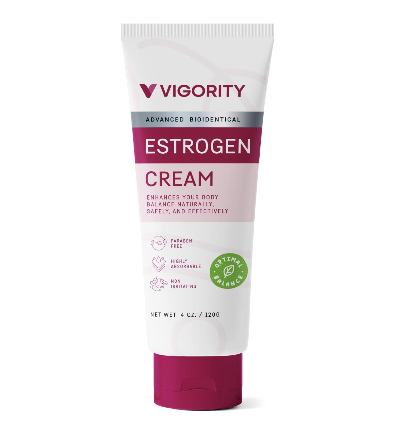 Natural Bioidentical Estrogen Cream for Menopause Relief & Hormonal Balance - With Wild Yam for Hot Flashes & Menstrual Cycle Support - Buy Online on GoSupps.com