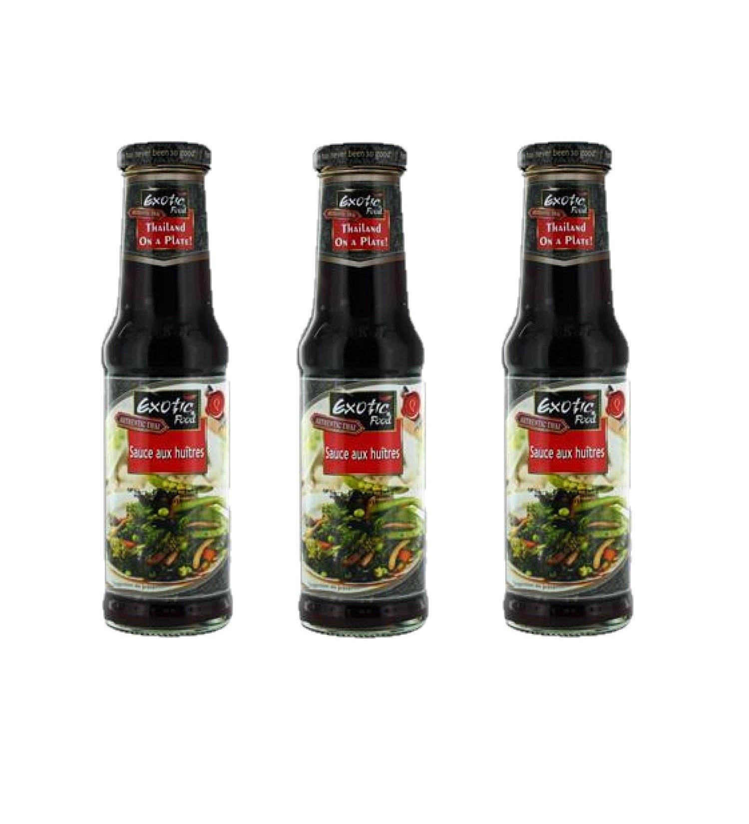 Exotic Food Pack of 3 Oyster Sauce - 250ml Bottle
