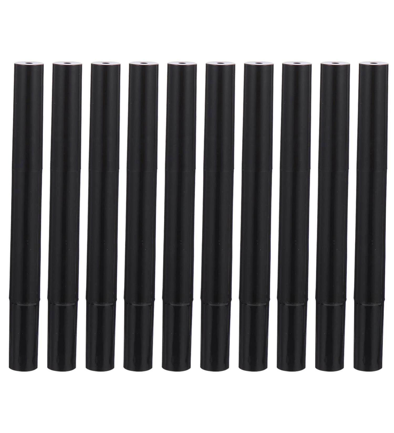 Minkissy 10pcs 3ml Empty Nail Oil Twist Pen Cosmetic Container with Brush Applicator for Lip Gloss & Nail Polish (Black) | Perfect for Skincare & Nail Care - Buy Online on GoSupps.com