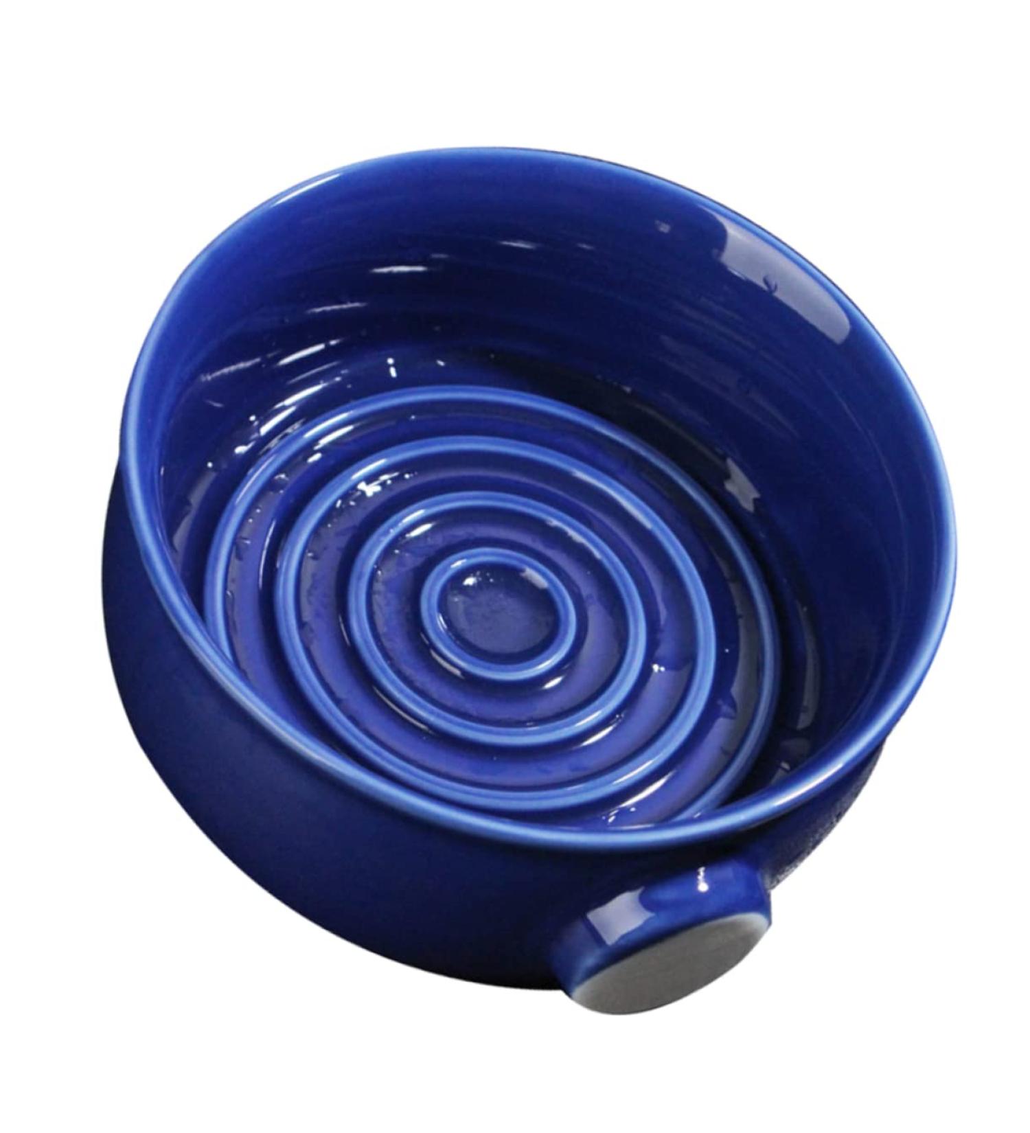 Beavorty Ceramic Razi Bucket - Vintage Shell Shaving Soap Container | Travel-Friendly Razor Care - Buy Online on GoSupps.com