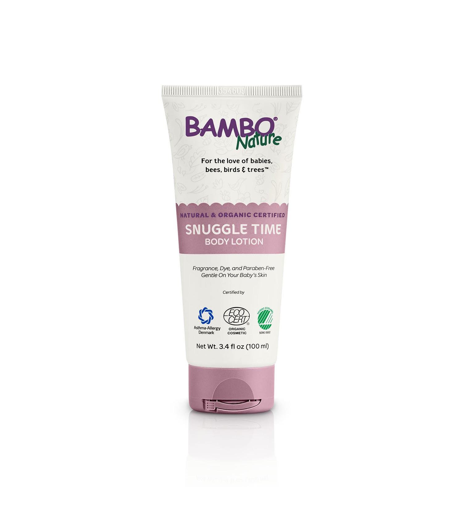 Bambo Nature Snuggle Time Body Lotion - 3.4 fl oz | Natural & Gentle Moisturizer - Buy Online on GoSupps.com