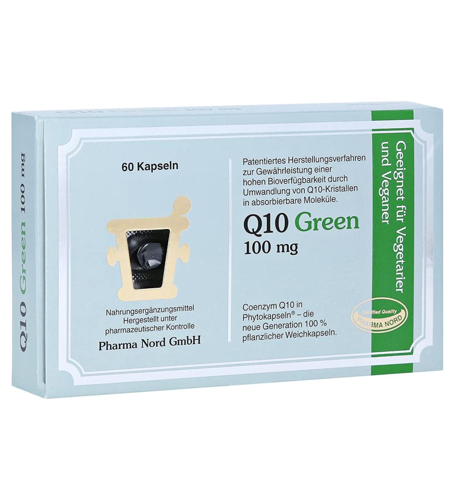 Q10 Green 100 mg capsules