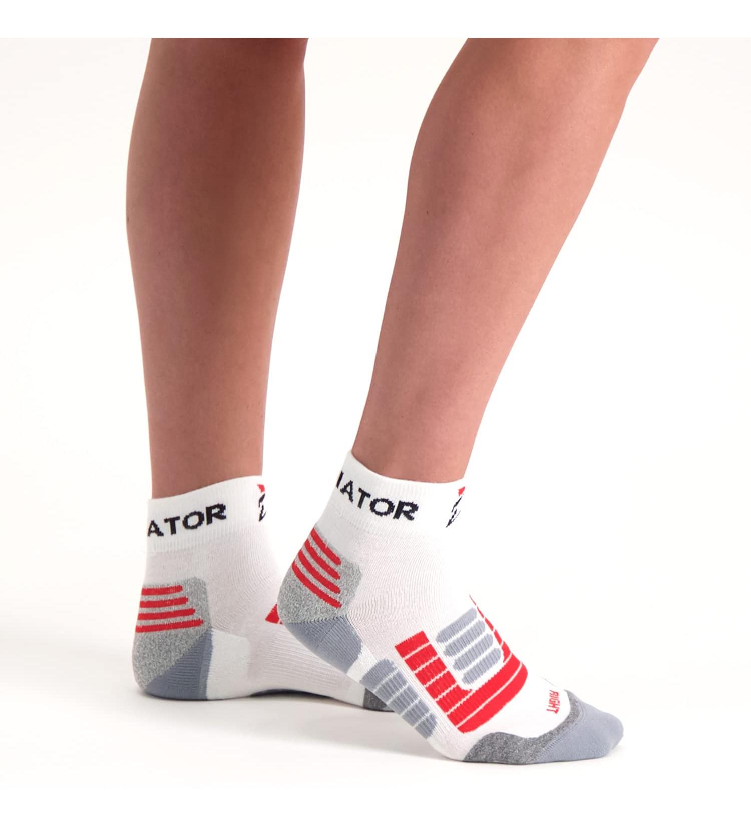 Gladiator Sports Compression Socks - Premium Comfort for Athletes | Available in White & Black - Buy Online on GoSupps.com
