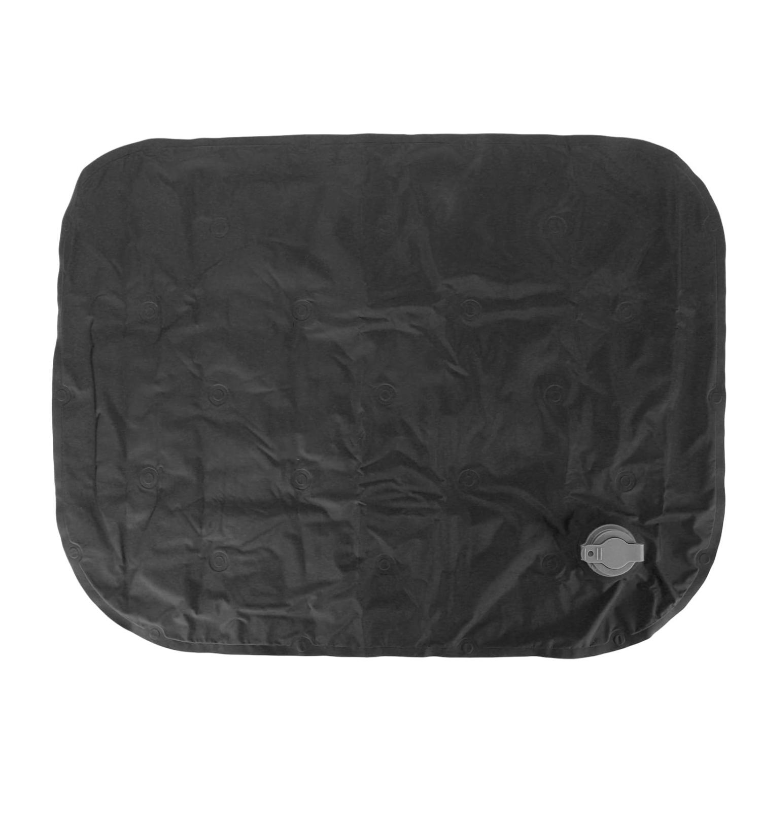 Anggrek Inflatable Seat Cushion | Quick Inflate Travel Pillow | Waterproof TPU | Perfect for Camping & Picnics (Black) - International Shipping Available - Buy Online on GoSupps.com