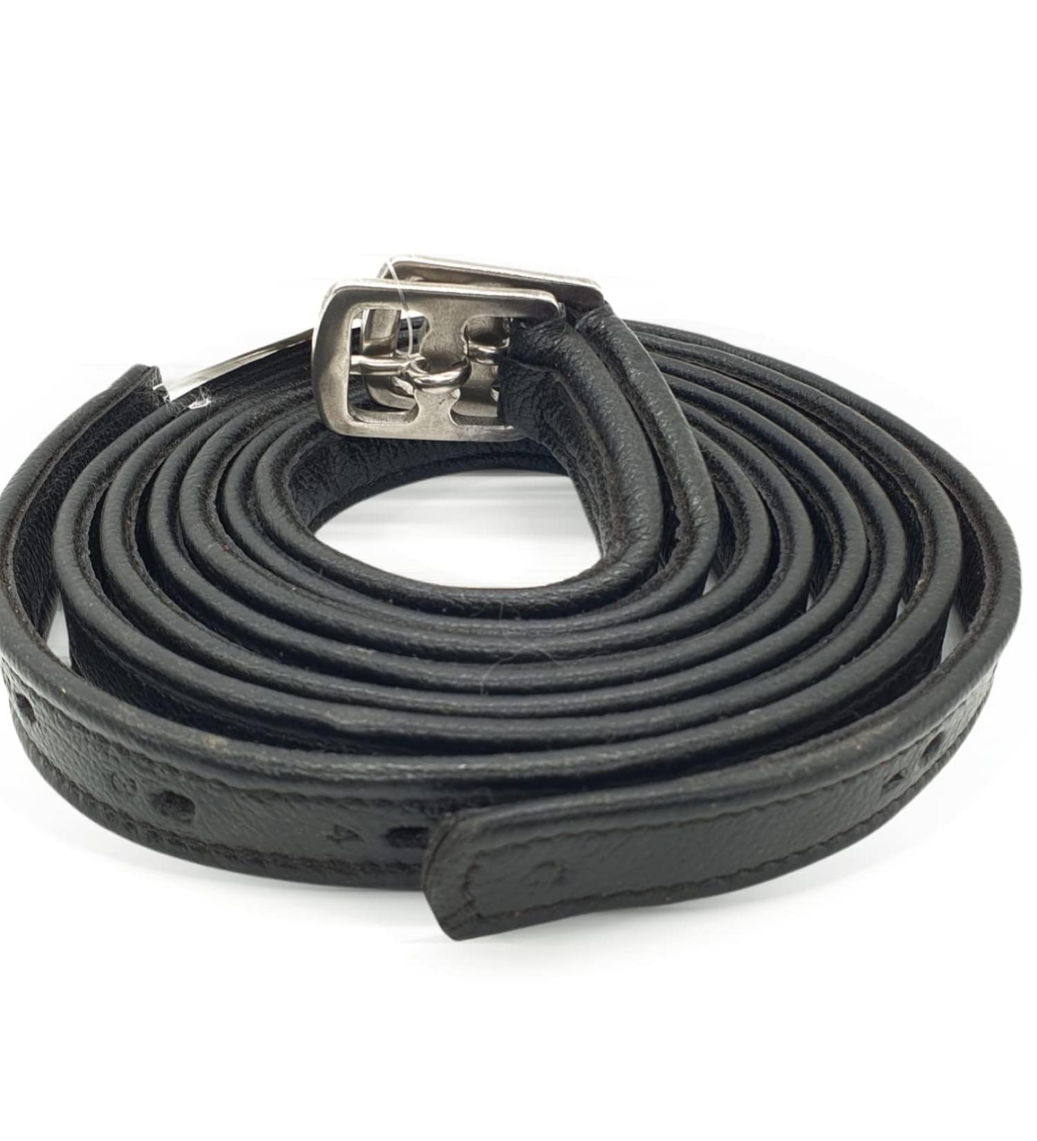 Aces Equine Stirrup Leathers Black for Horse Full Cob & Pony Sizes Cow Leather Softy (Cob) - Buy Online on GoSupps.com
