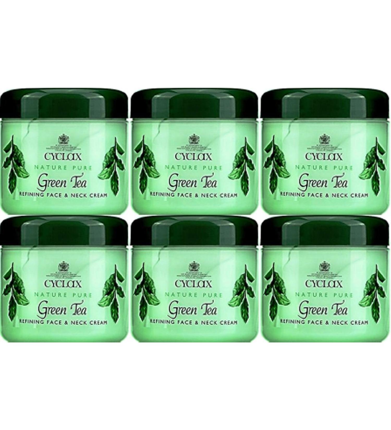 Cyclax Cyclax 2 x Green Tea Face and Neck Cream 300 ml