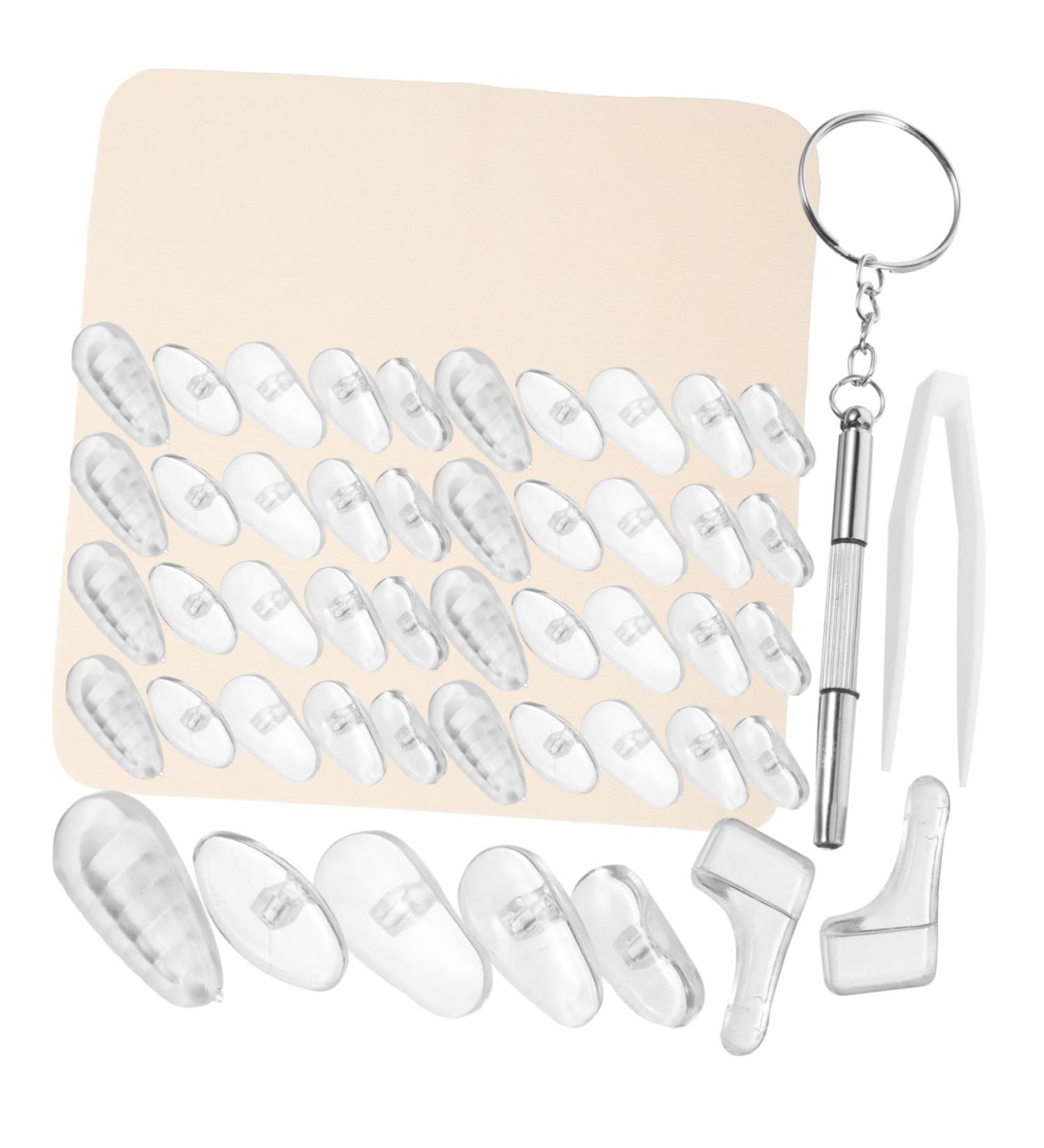 Buifulsic Glasses Repair Kit - Nose Pieces & Bracket Set for NCHRAUKEN - Essential Glasses Repair Tools - Buy Online on GoSupps.com