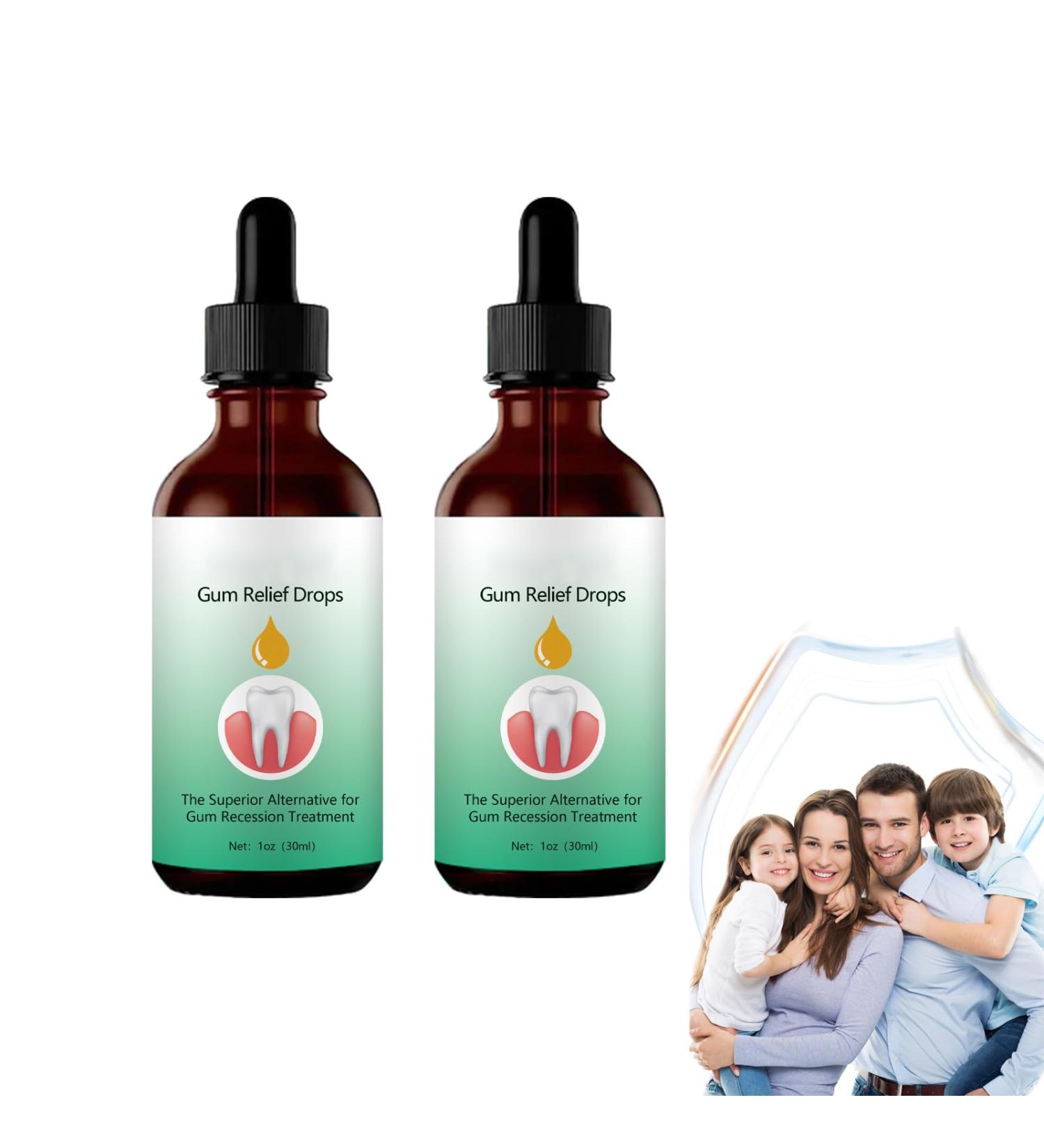 Dentizen Gum Regrowth Drops 30ml | Repair & Rejuvenate Receding Gums | Gum Restoration Solution (2PCs) - Buy Online on GoSupps.com