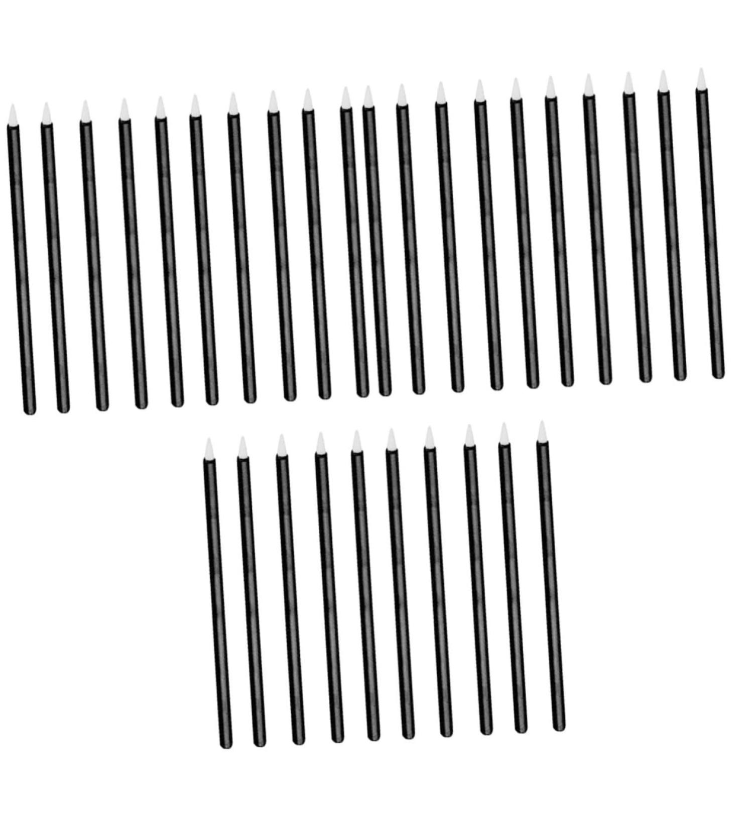 Healeved 300 Pcs Disposable Eyeliner Makeup Gel Eyeliner Brush Gloss Wand Black Artificial Fiber 1 count (Pack of 1) Blackx3pcs - Buy Online on GoSupps.com