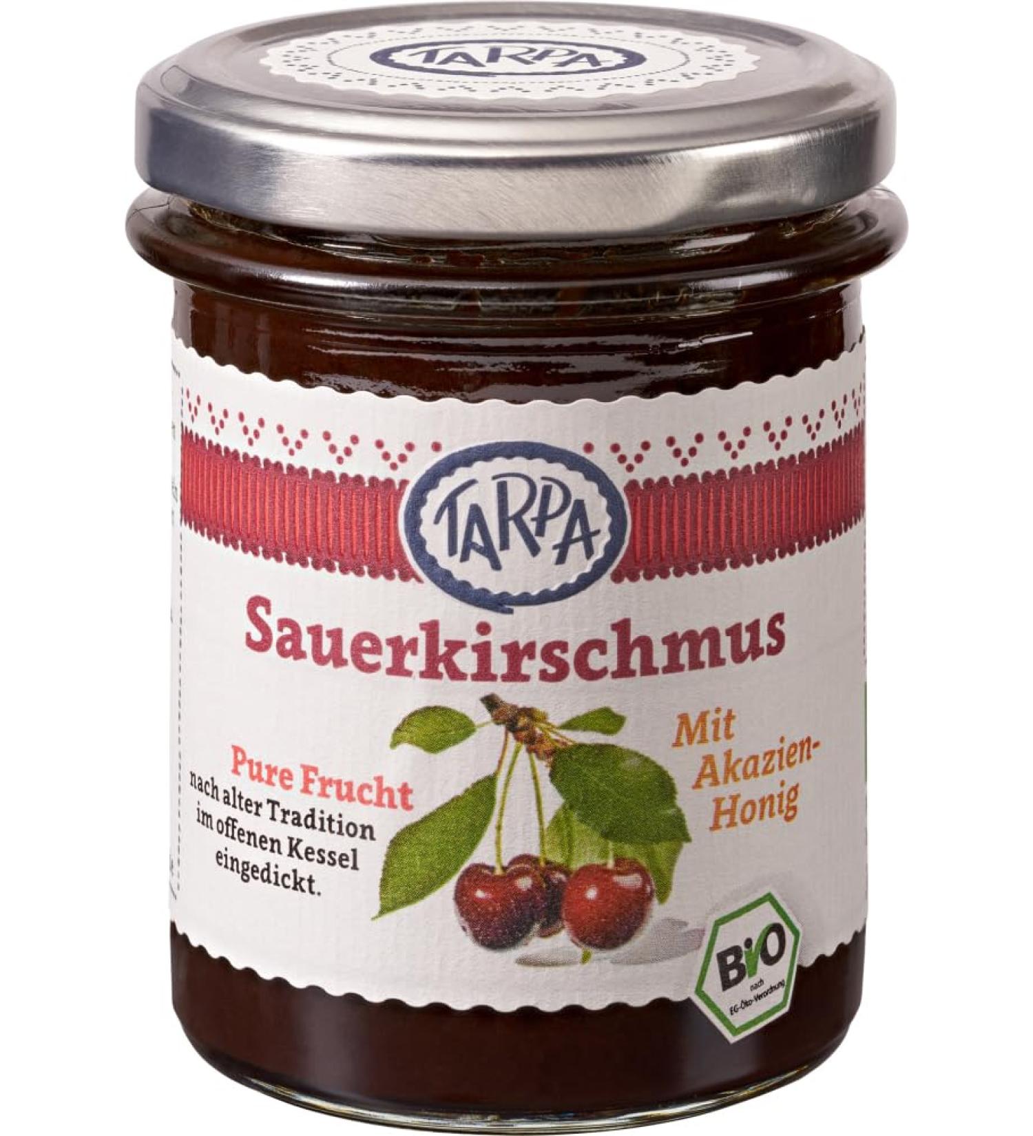 Tarpa Organic Sour Cherries with Acacia Honey 90% (6 x 220g)