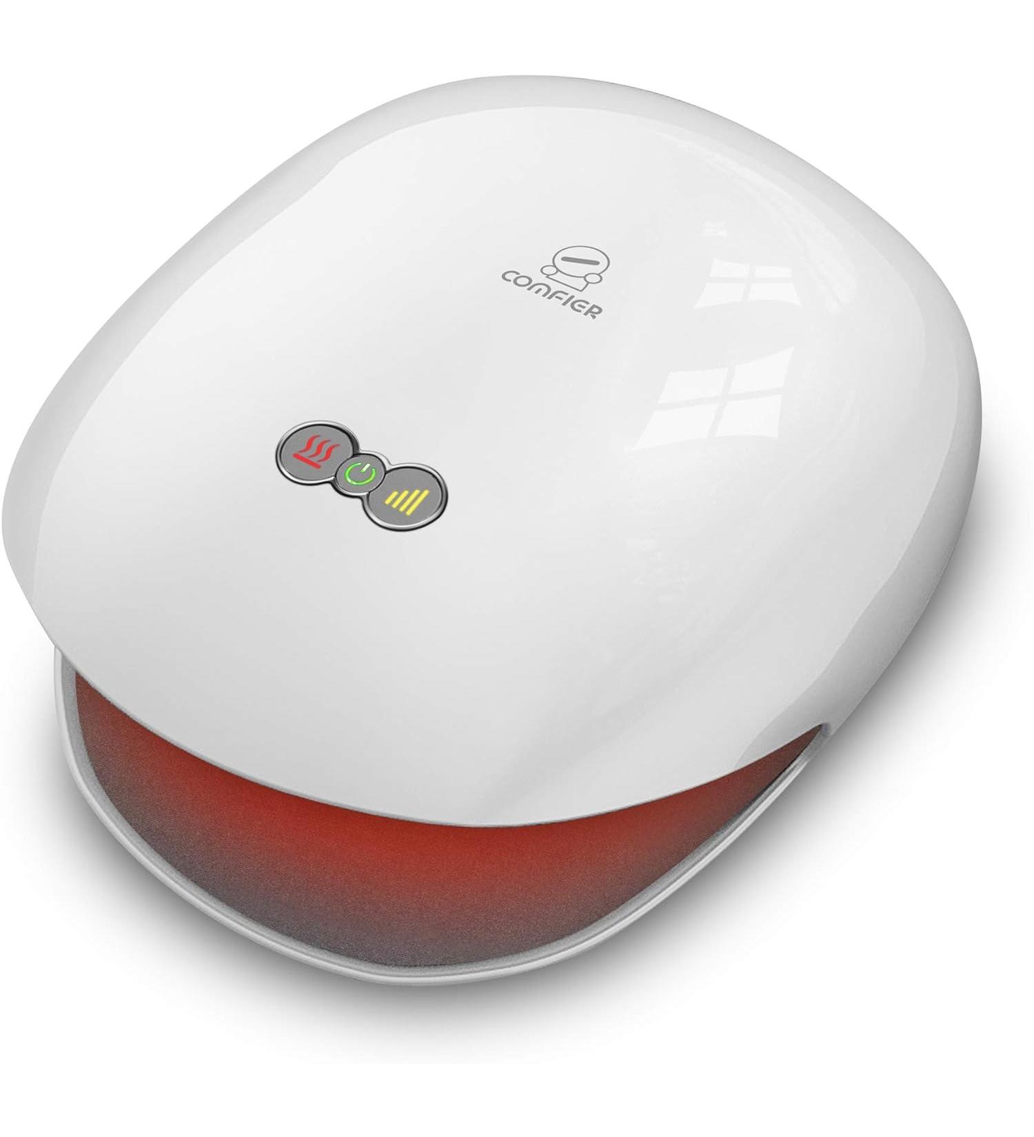 COMFIER Wireless Hand Massager With Heat 3 Levels Compression & Heating - White - Buy Online on GoSupps.com